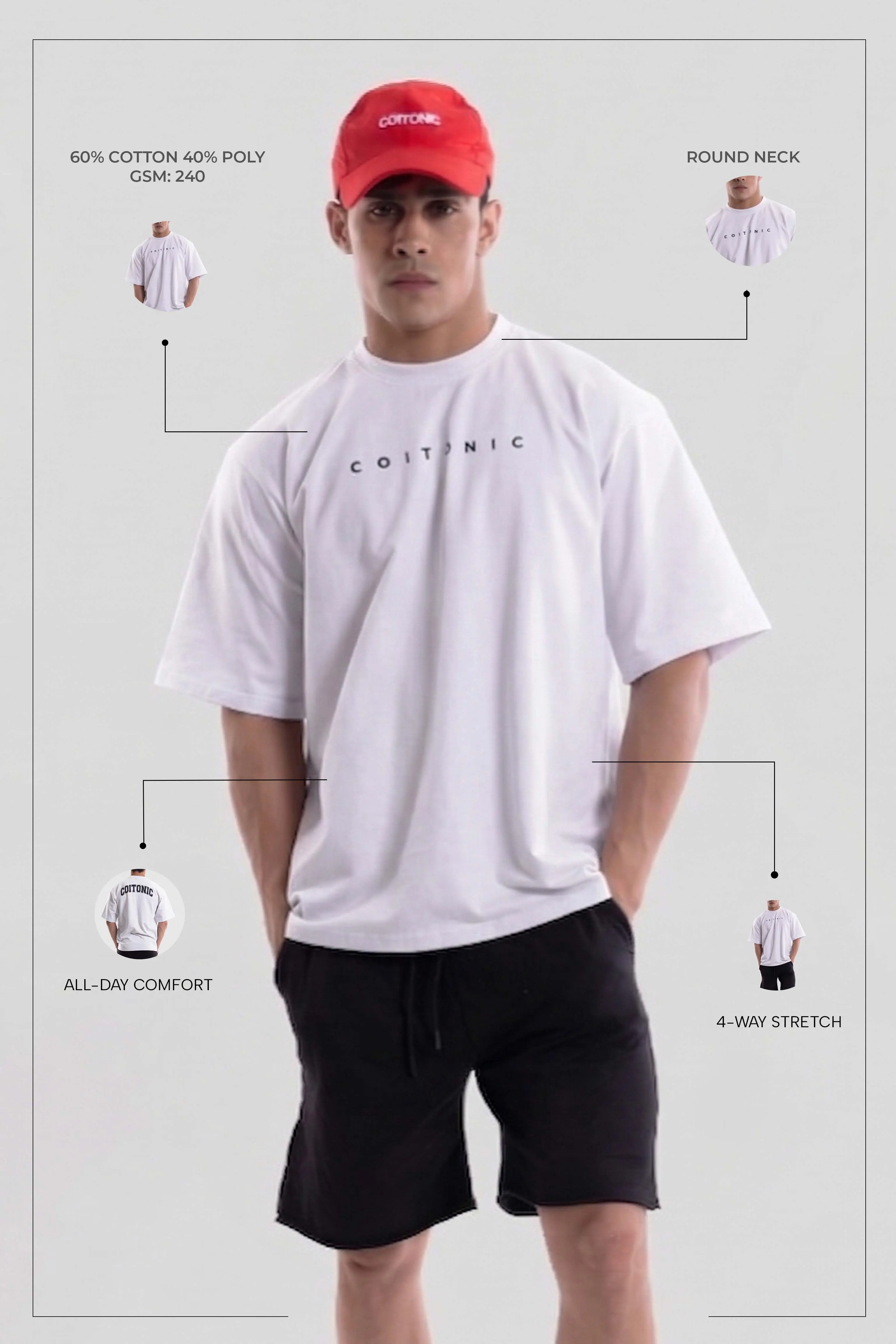 Bold Arc Oversized T-shirt - Image 21