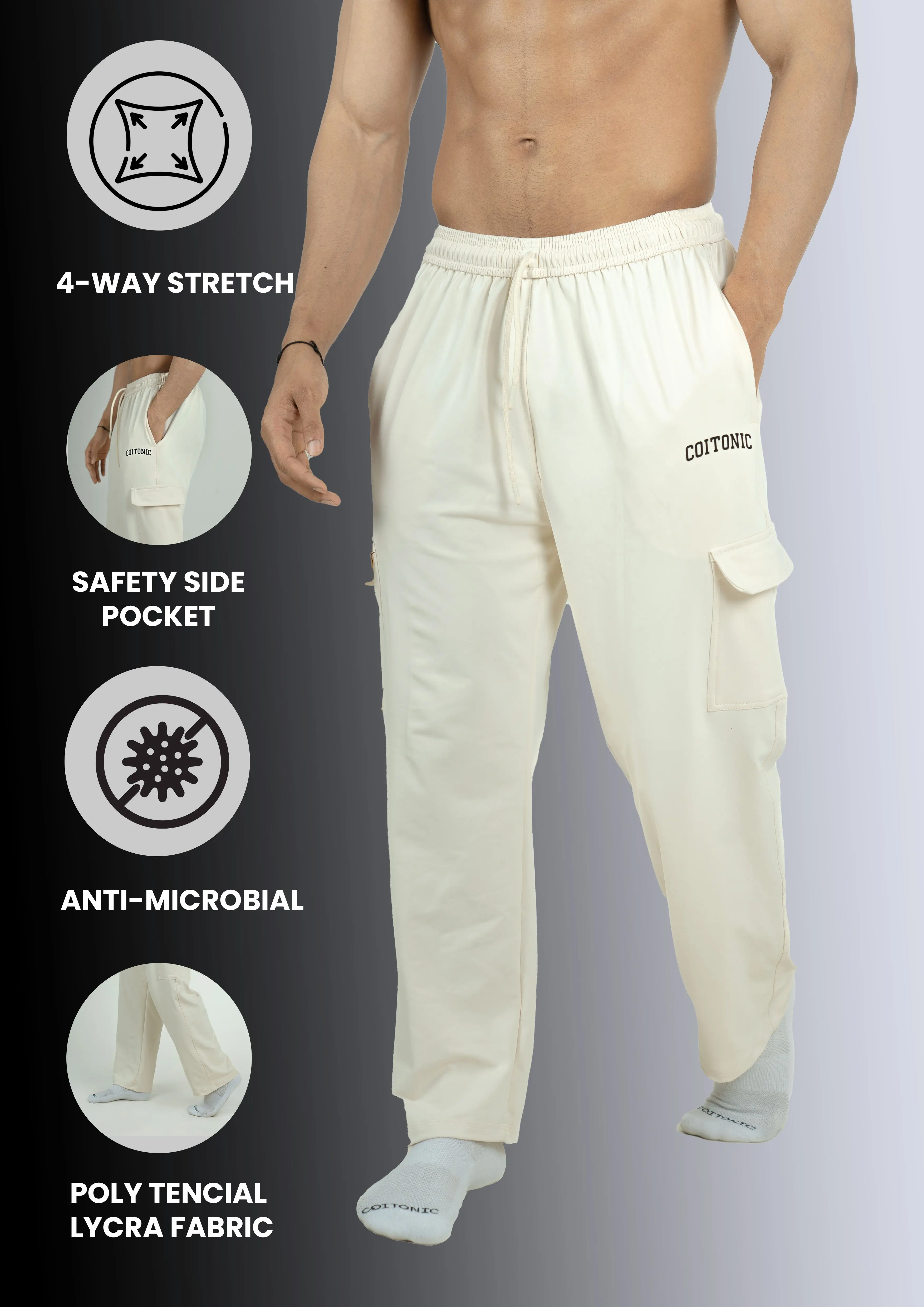 Coitonic Straight Fit Joggers - Image 7