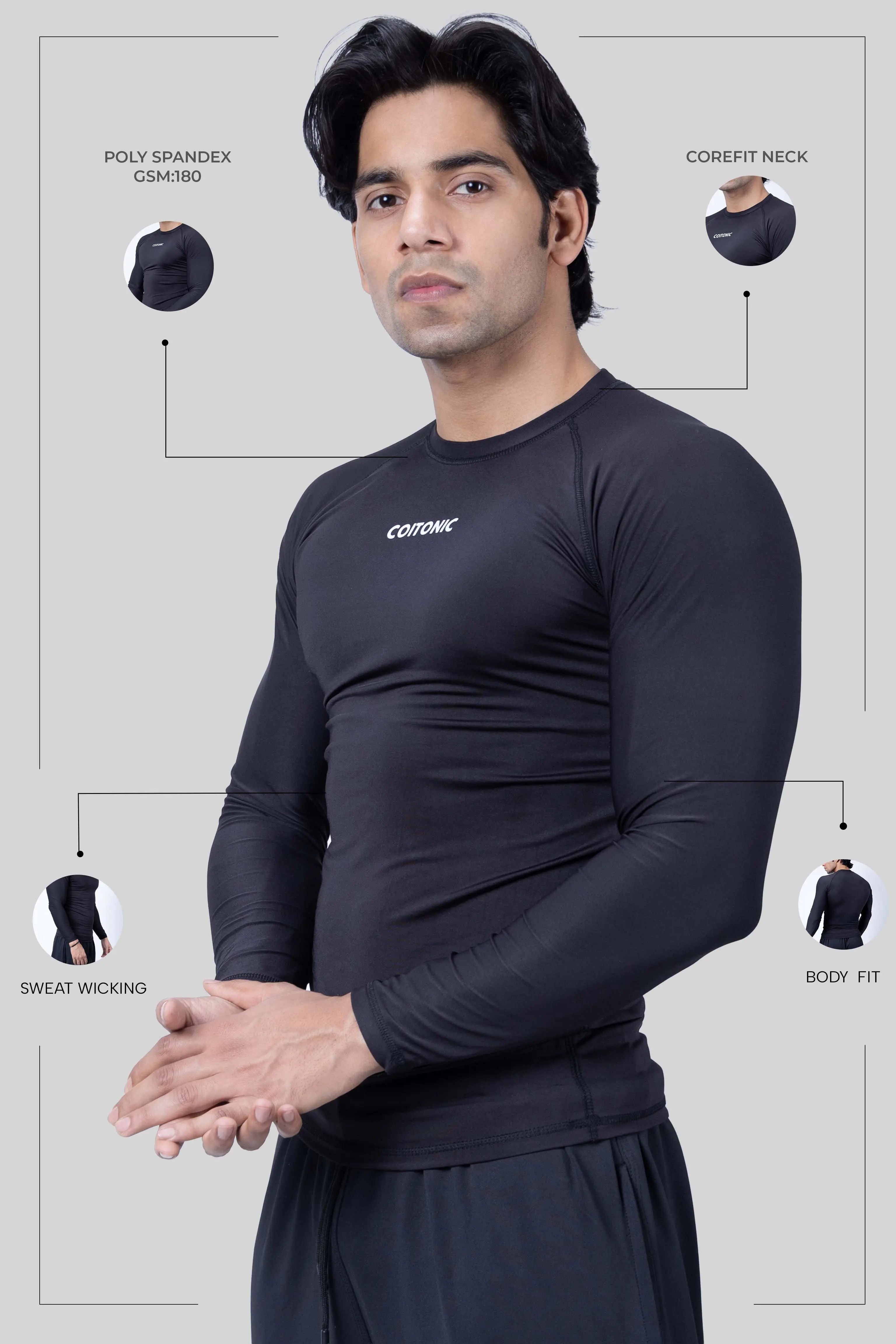 Compression Full Sleeves T-shirt - Image 11