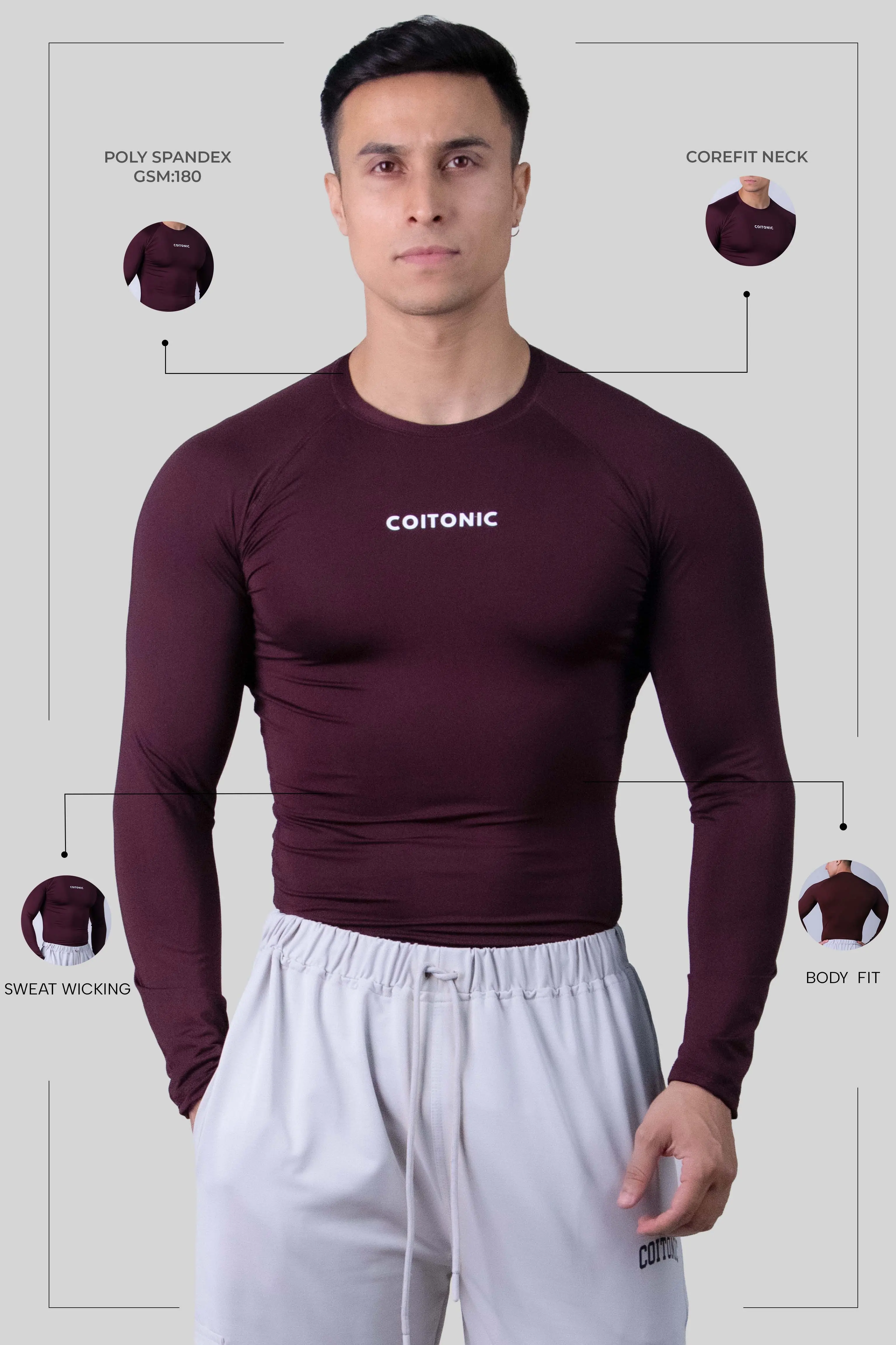 Compression Full Sleeves T-shirt - Image 22