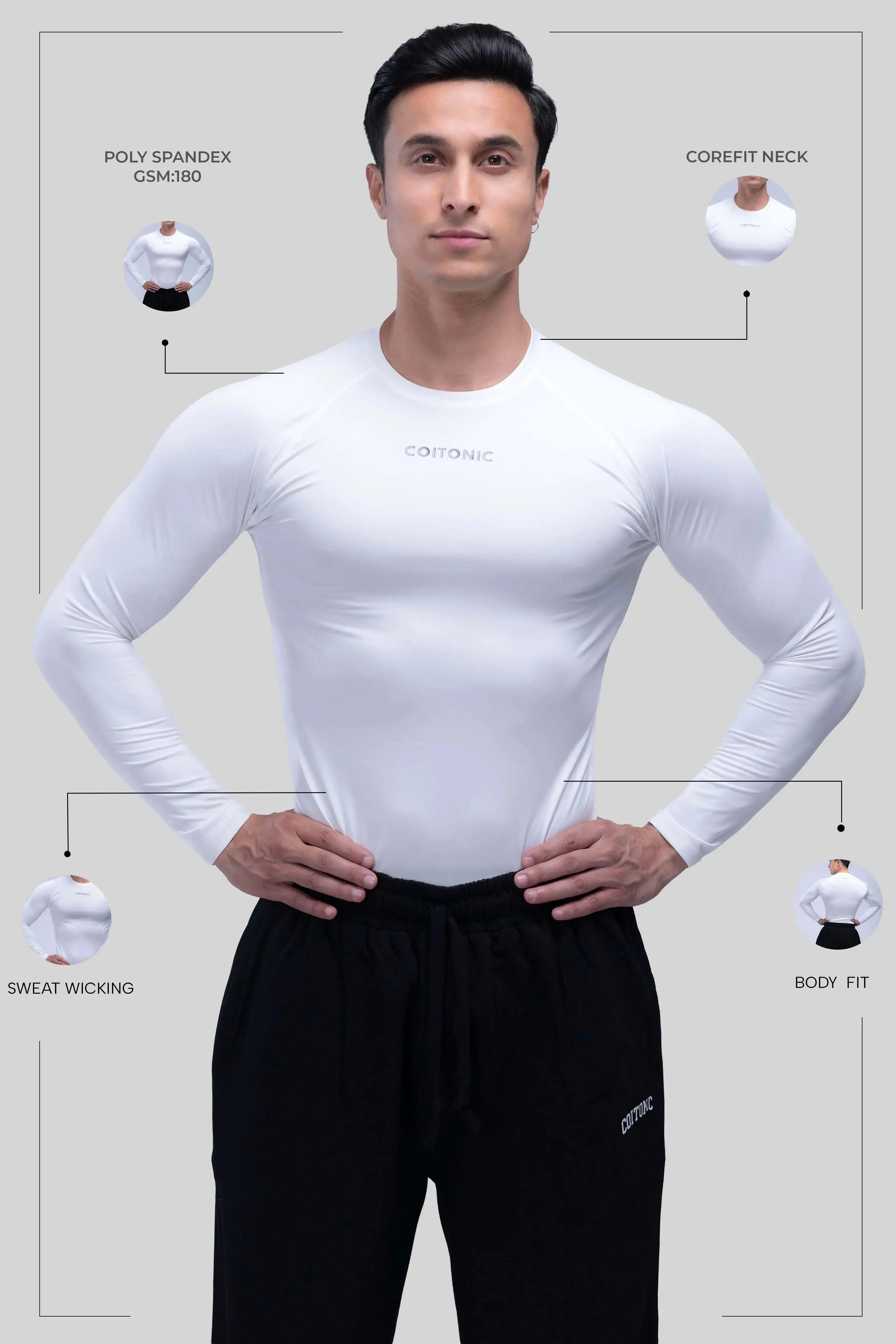 Compression Full Sleeves T-shirt - Image 51
