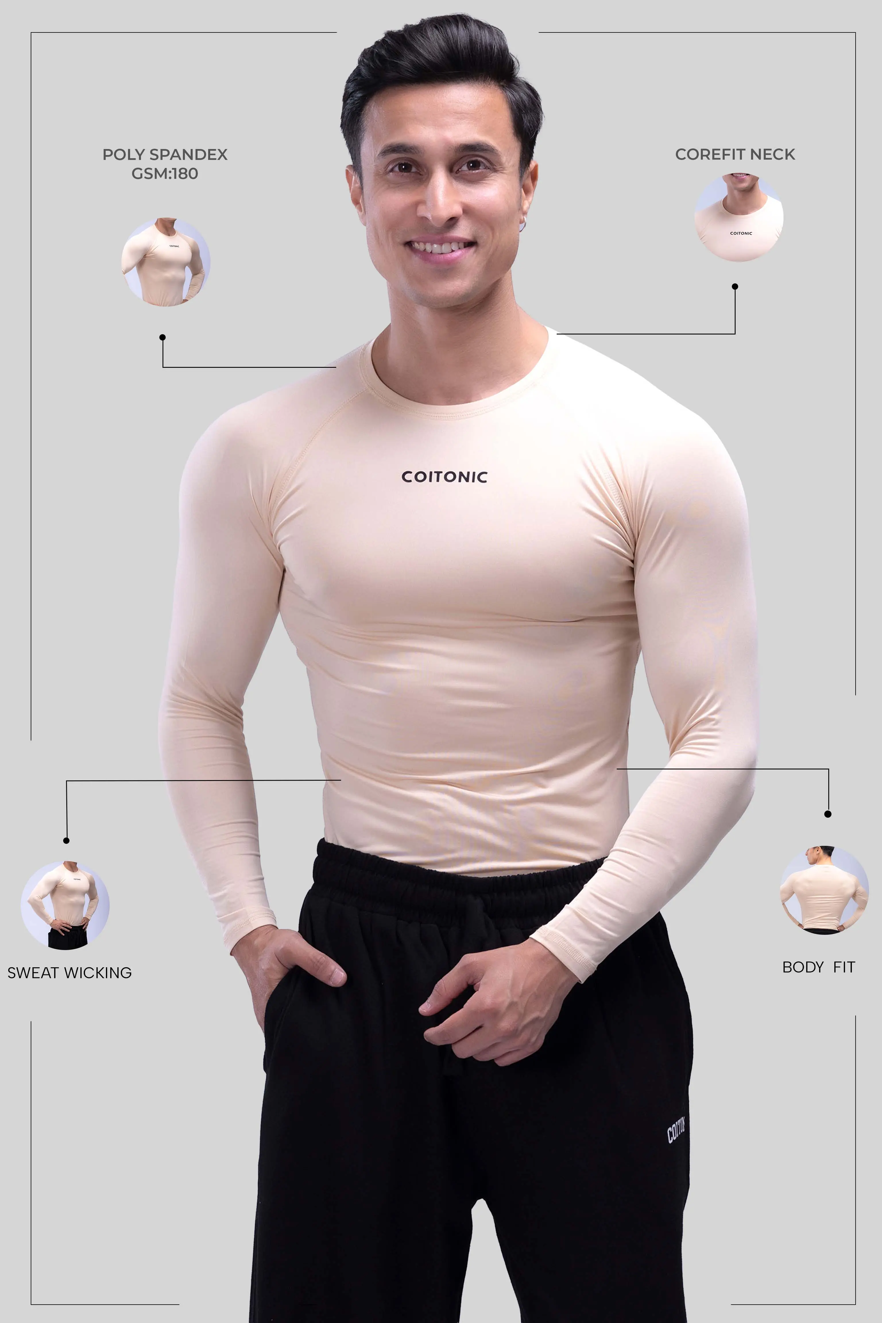 Compression Full Sleeves T-shirt - Image 62