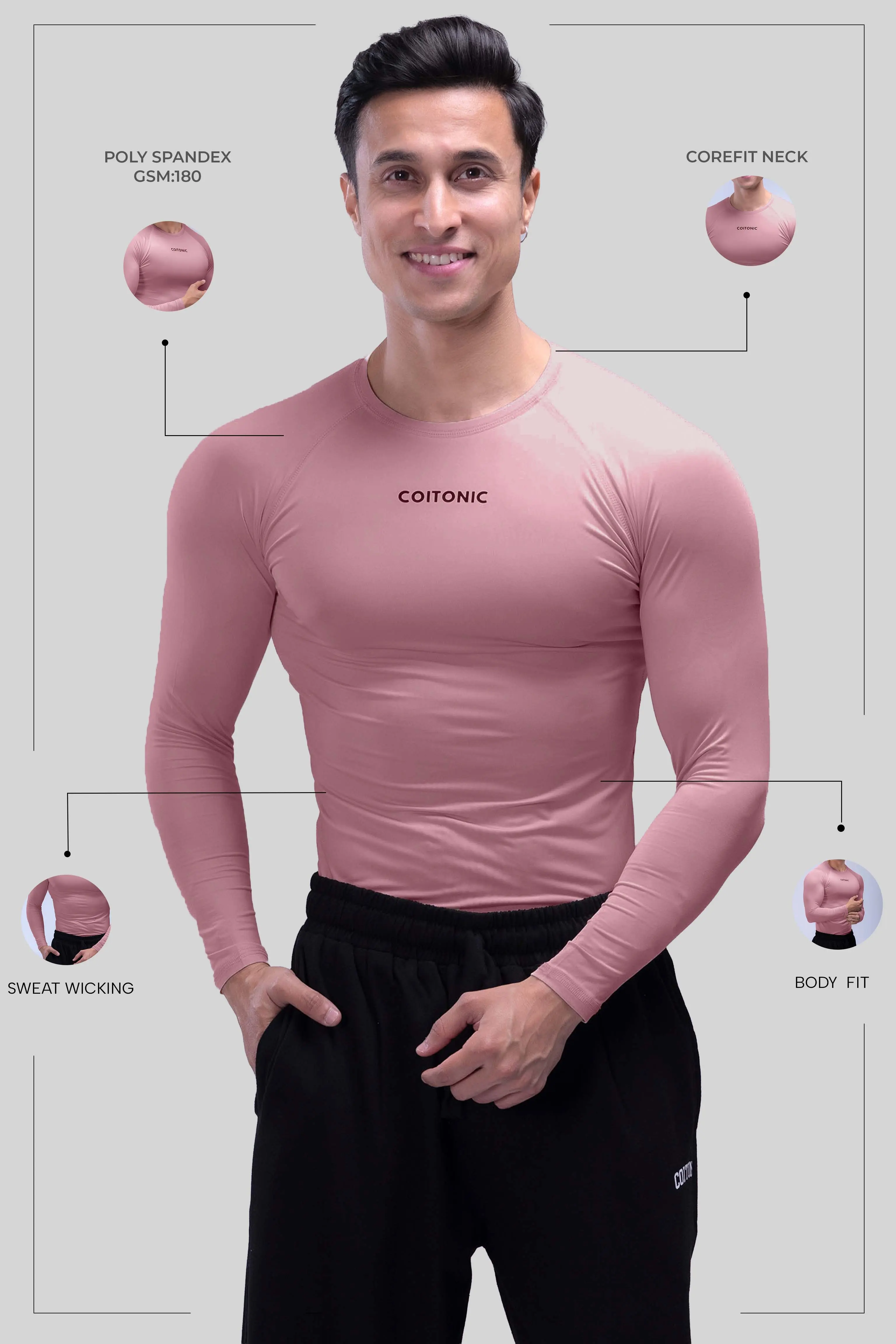 Compression Full Sleeves T-shirt - Image 67