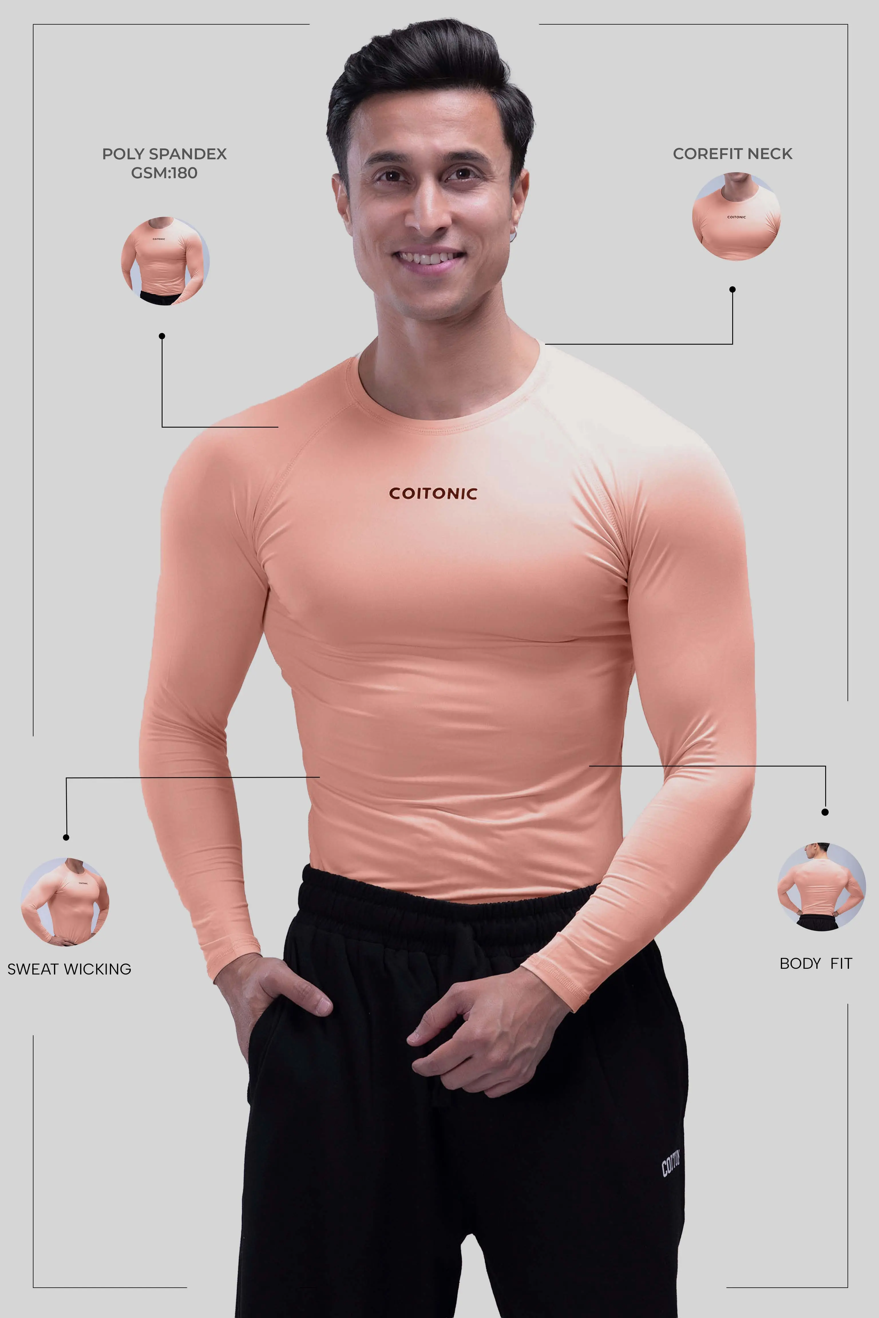 Compression Full Sleeves T-shirt - Image 73