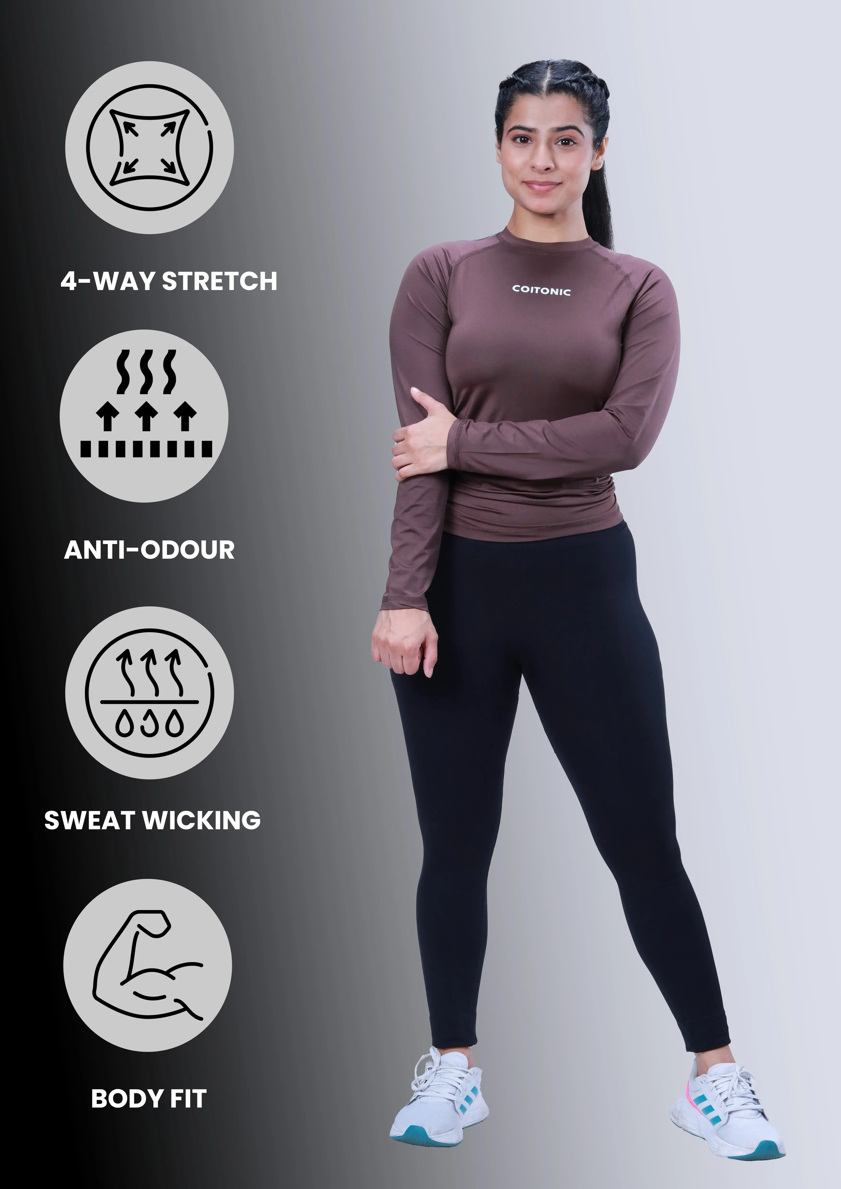 Compression Full Sleeves T-shirt (Women’s) - Image 24