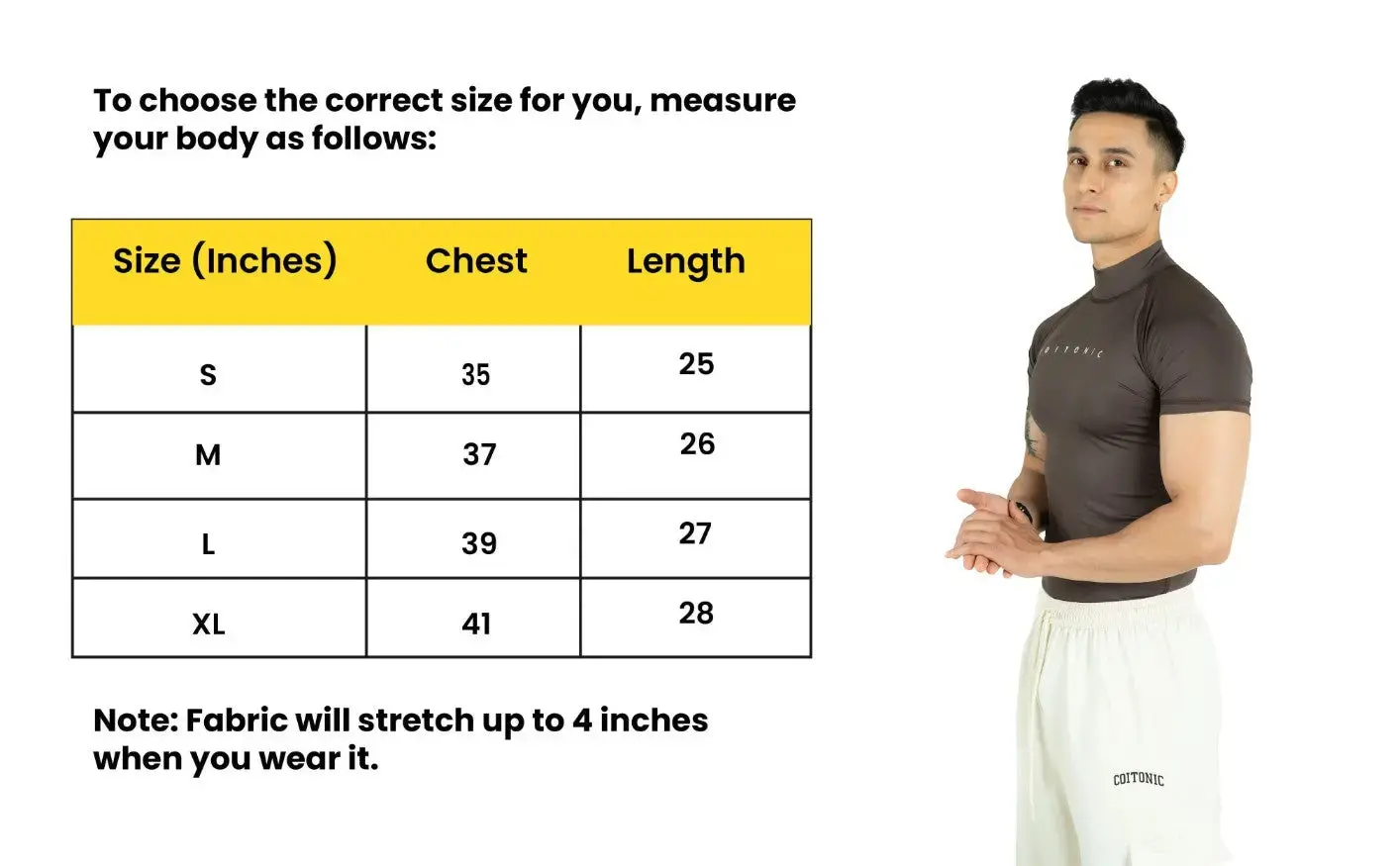 Compression Half Sleeves High Neck T-shirt - Image 27