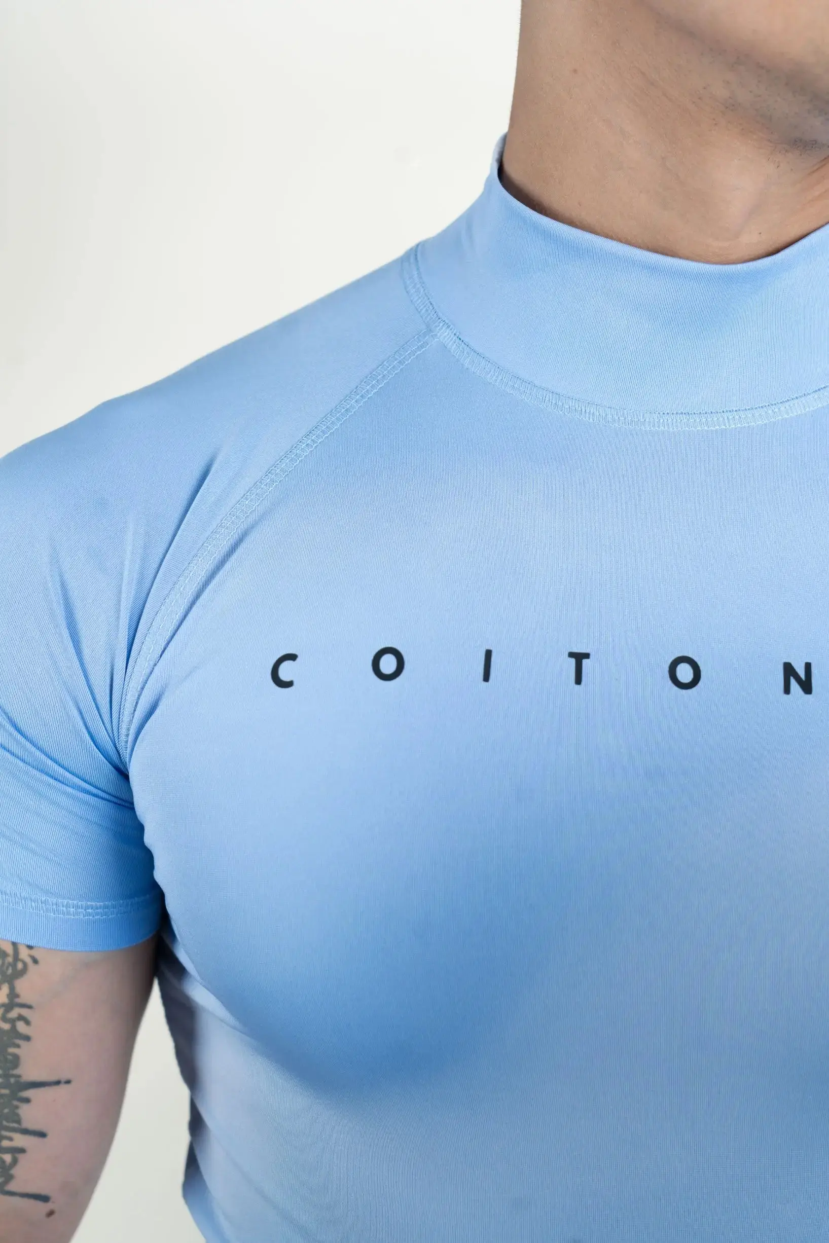 Compression Half Sleeves High Neck T-shirt - Image 66