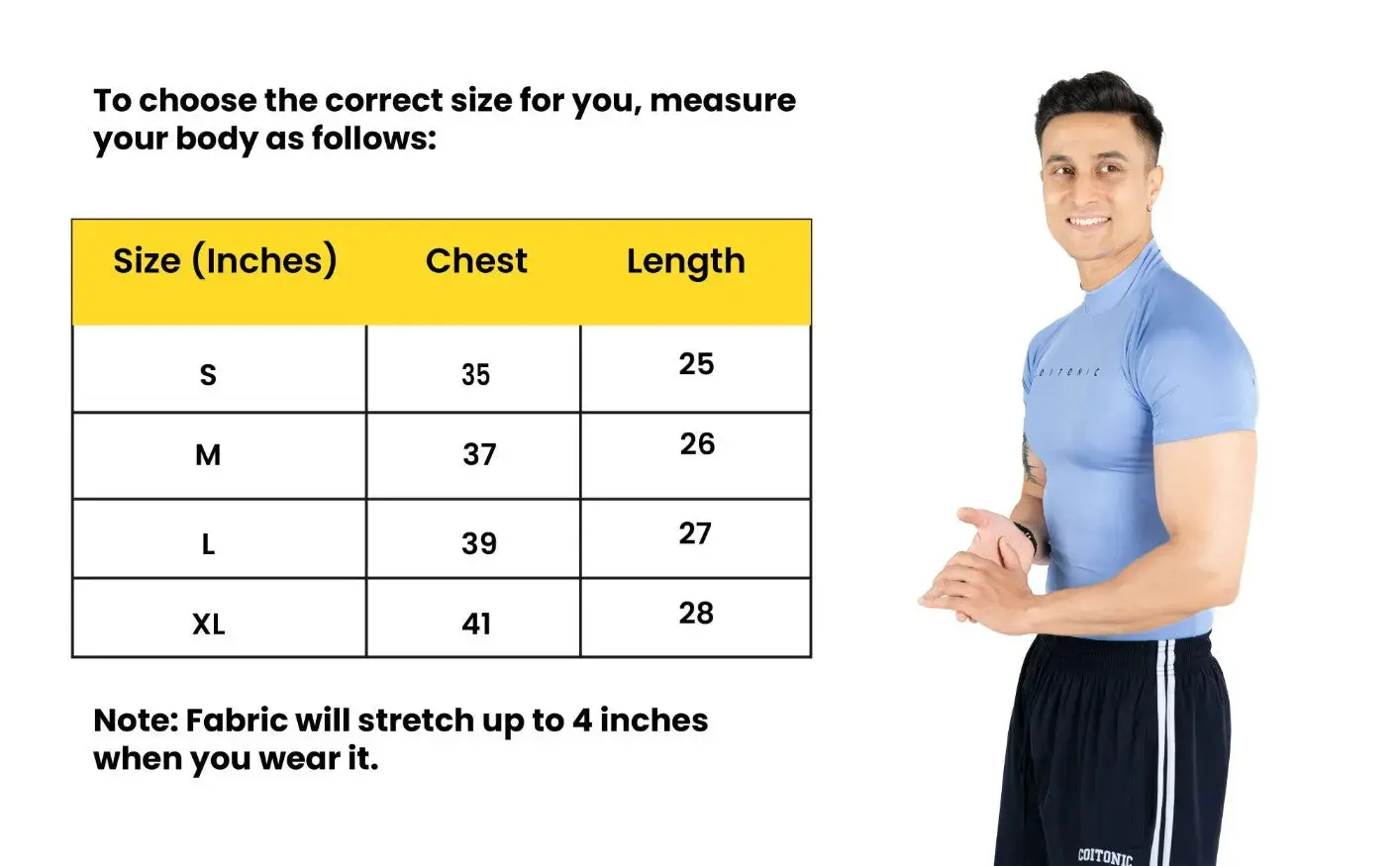 Compression Half Sleeves High Neck T-shirt - Image 69