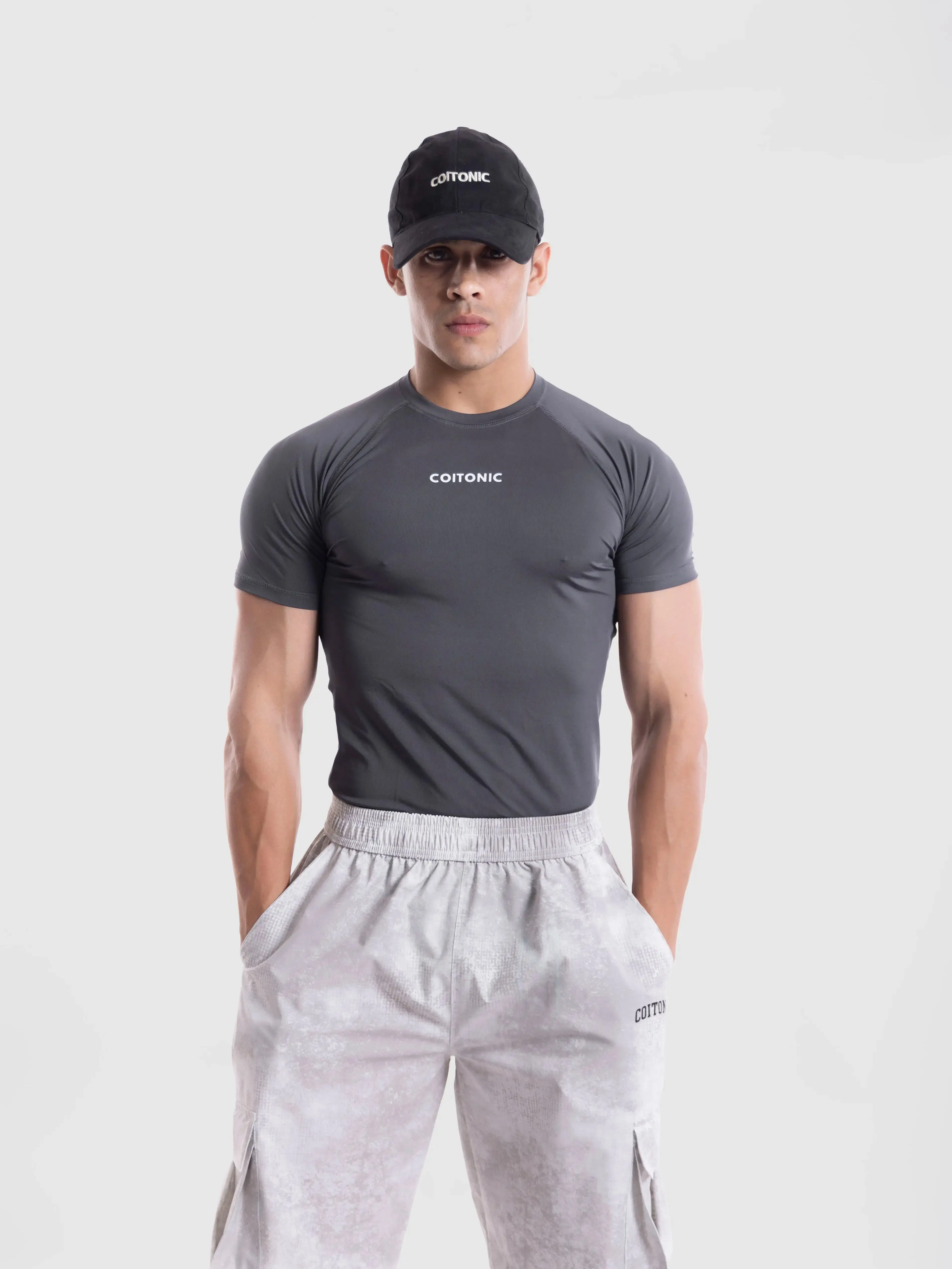 Compression Half Sleeves T-shirt - Image 21