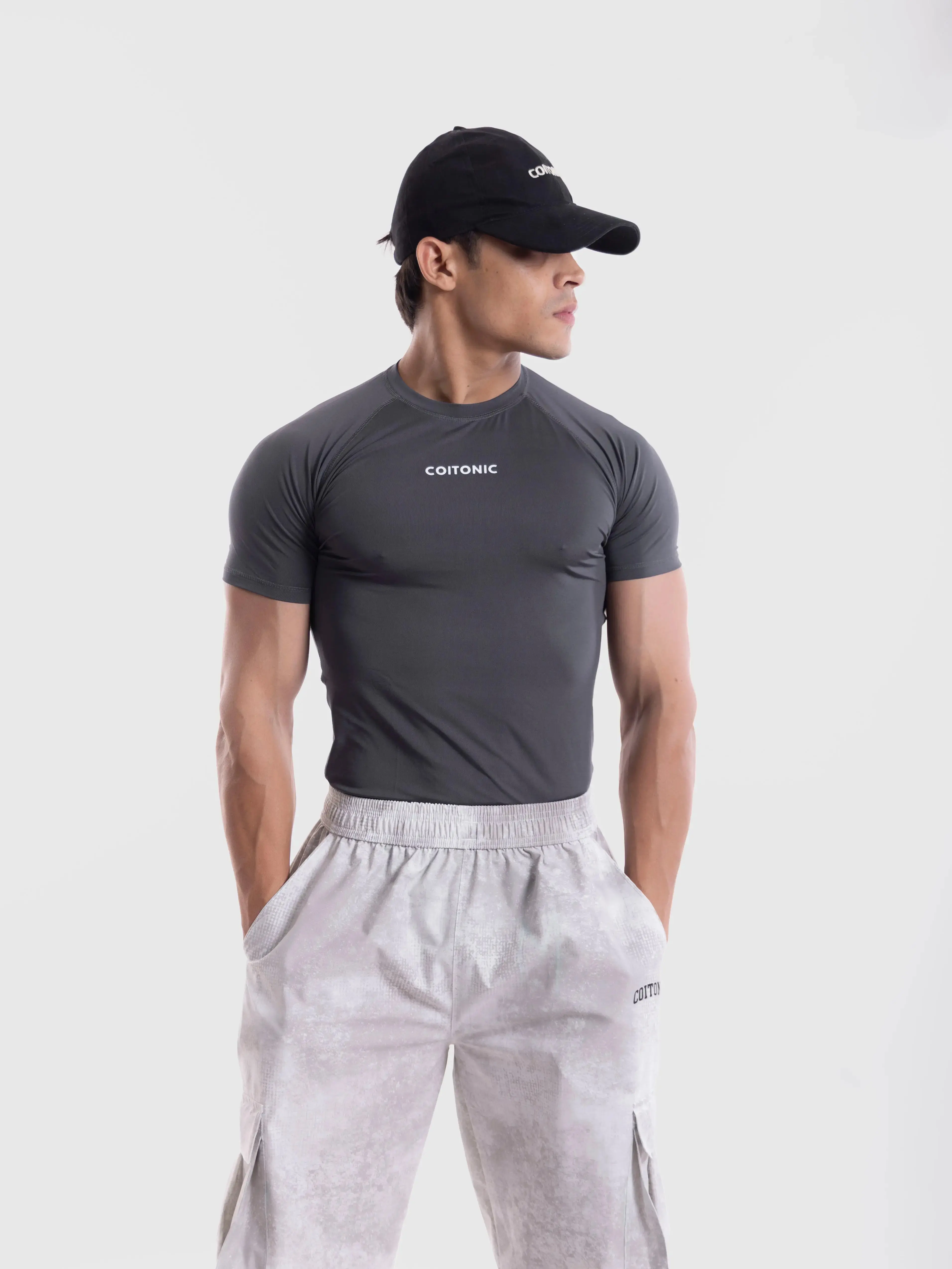 Compression Half Sleeves T-shirt - Image 25