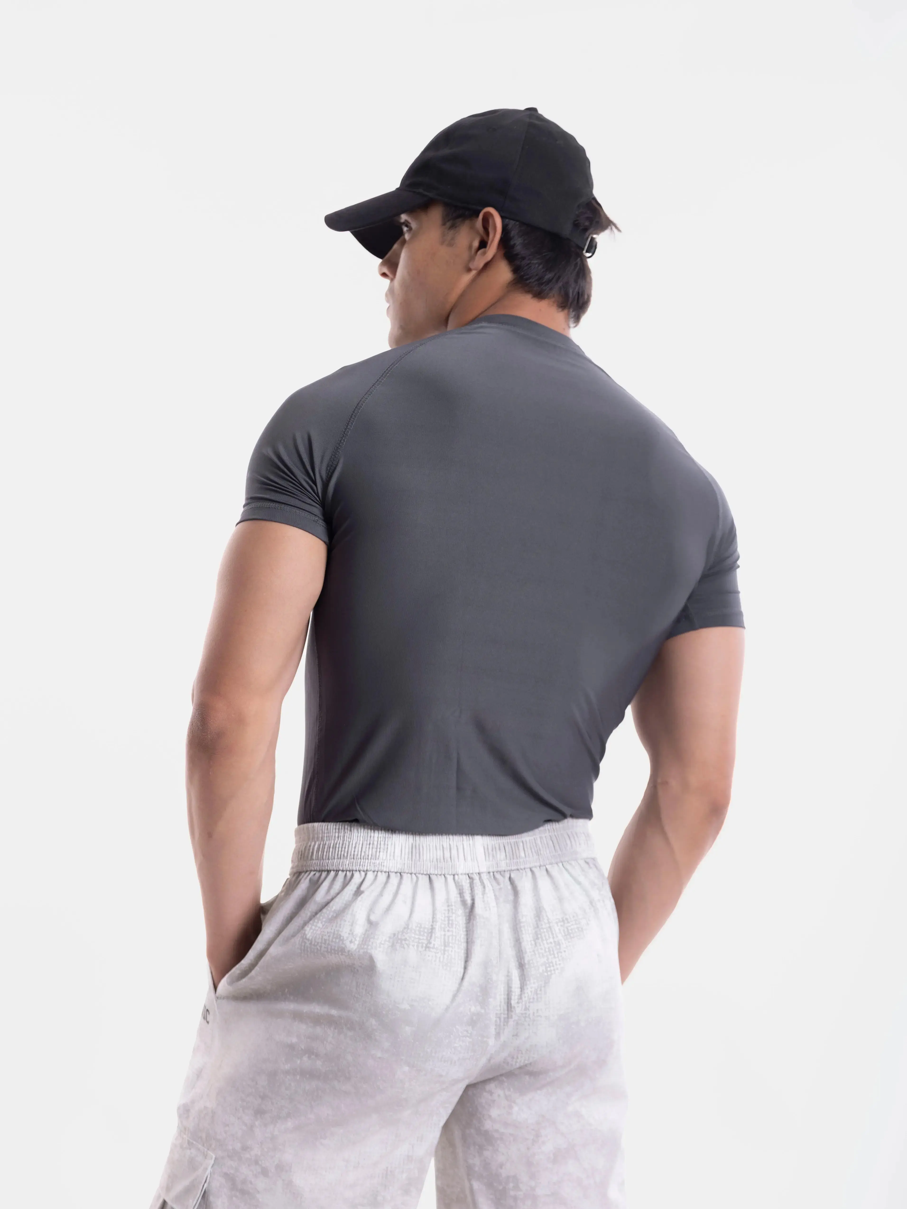 Compression Half Sleeves T-shirt - Image 26