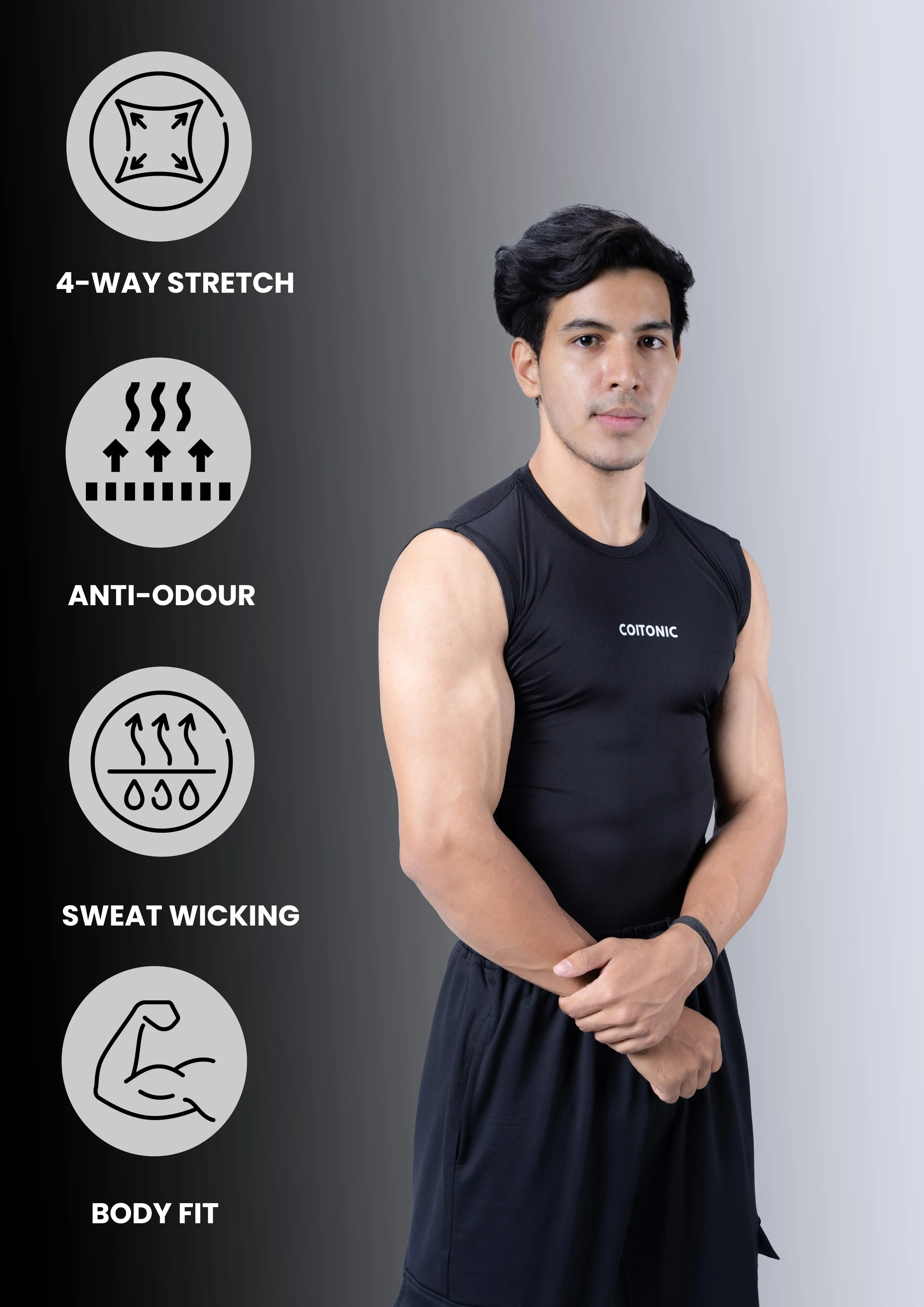 Compression Sleeveless Tank - Image 13