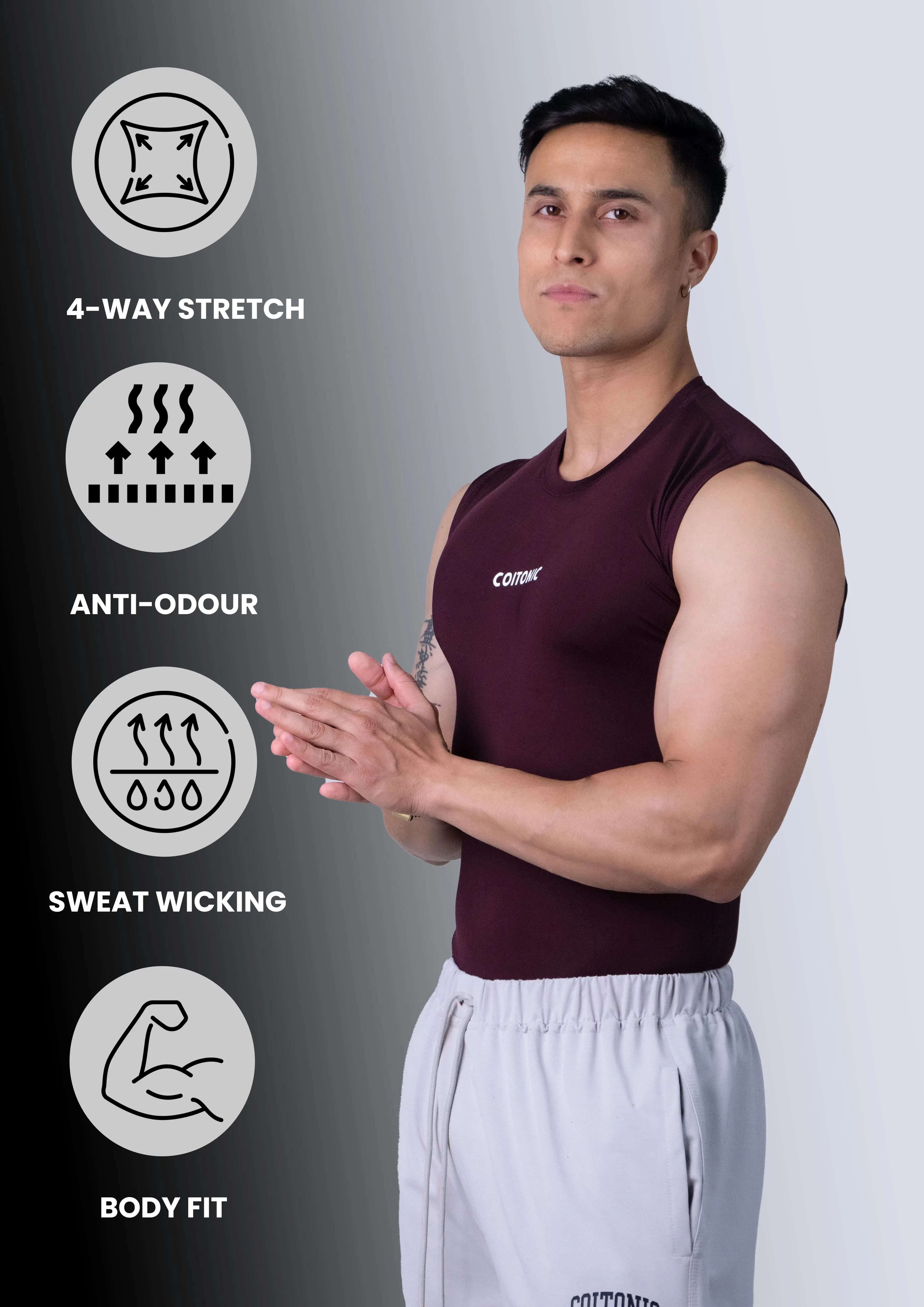 Compression Sleeveless Tank - Image 32