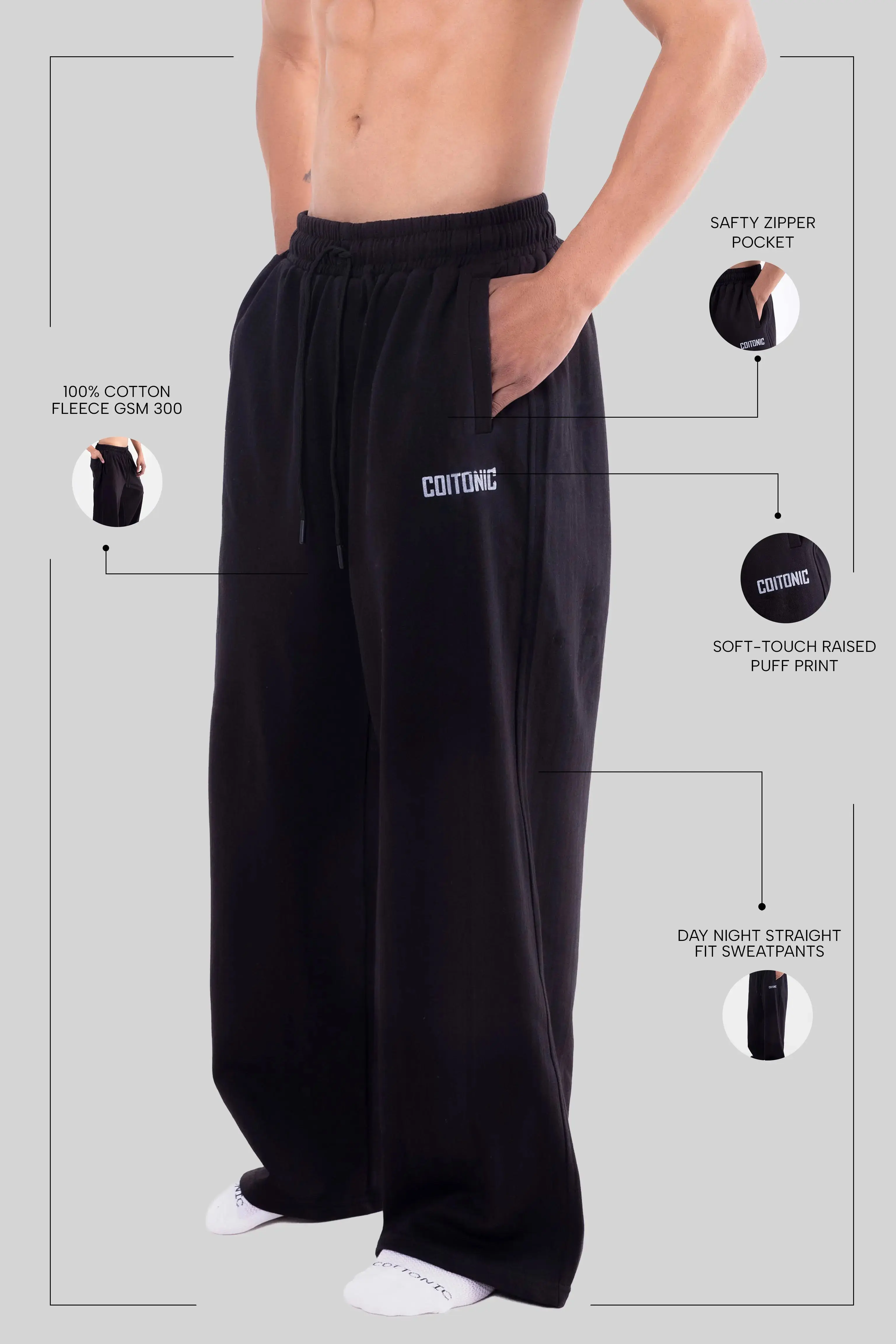 Day Night Straight Fit Joggers - Image 9