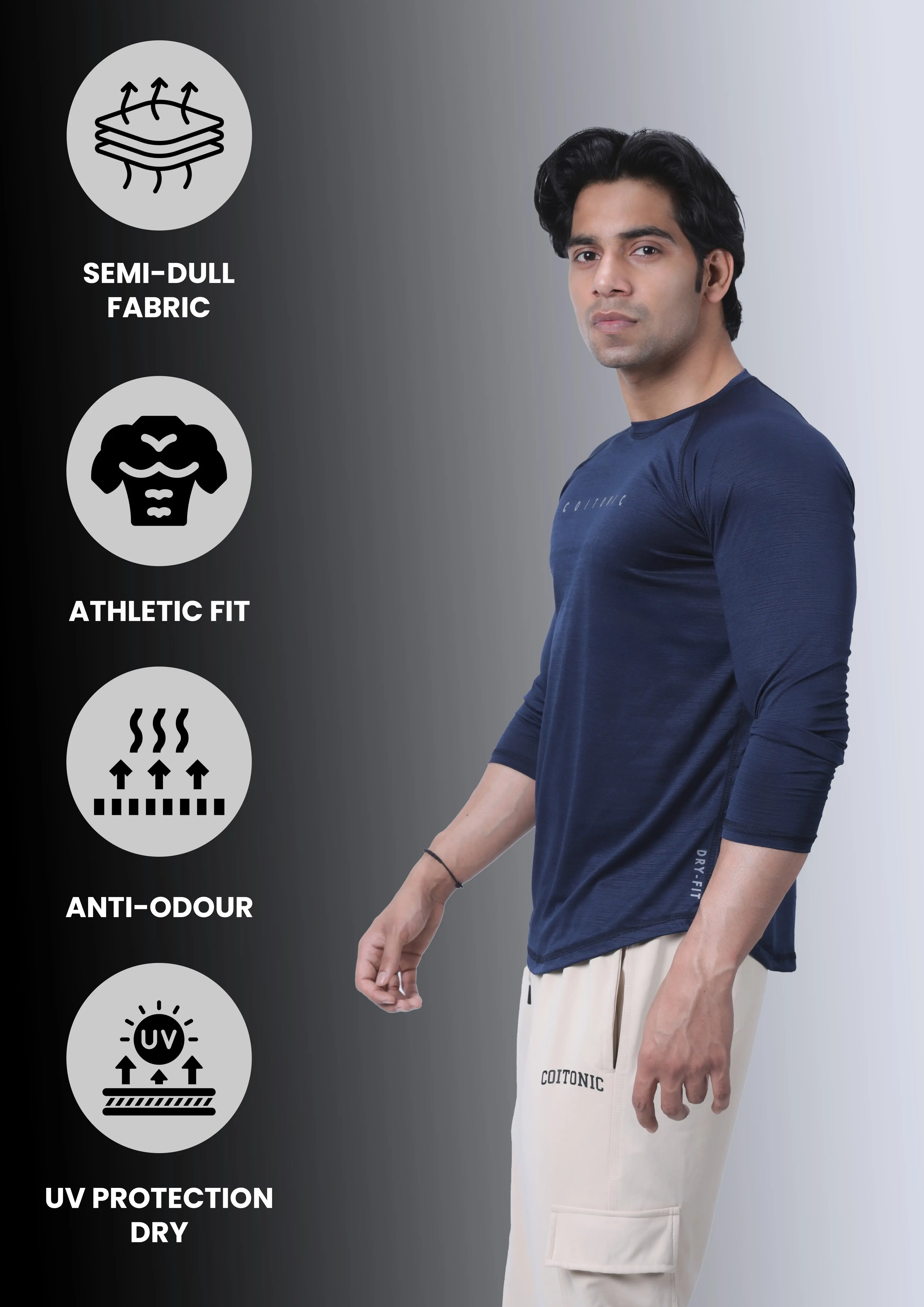 Dry-Fit Full Sleeves T-Shirt - Image 25
