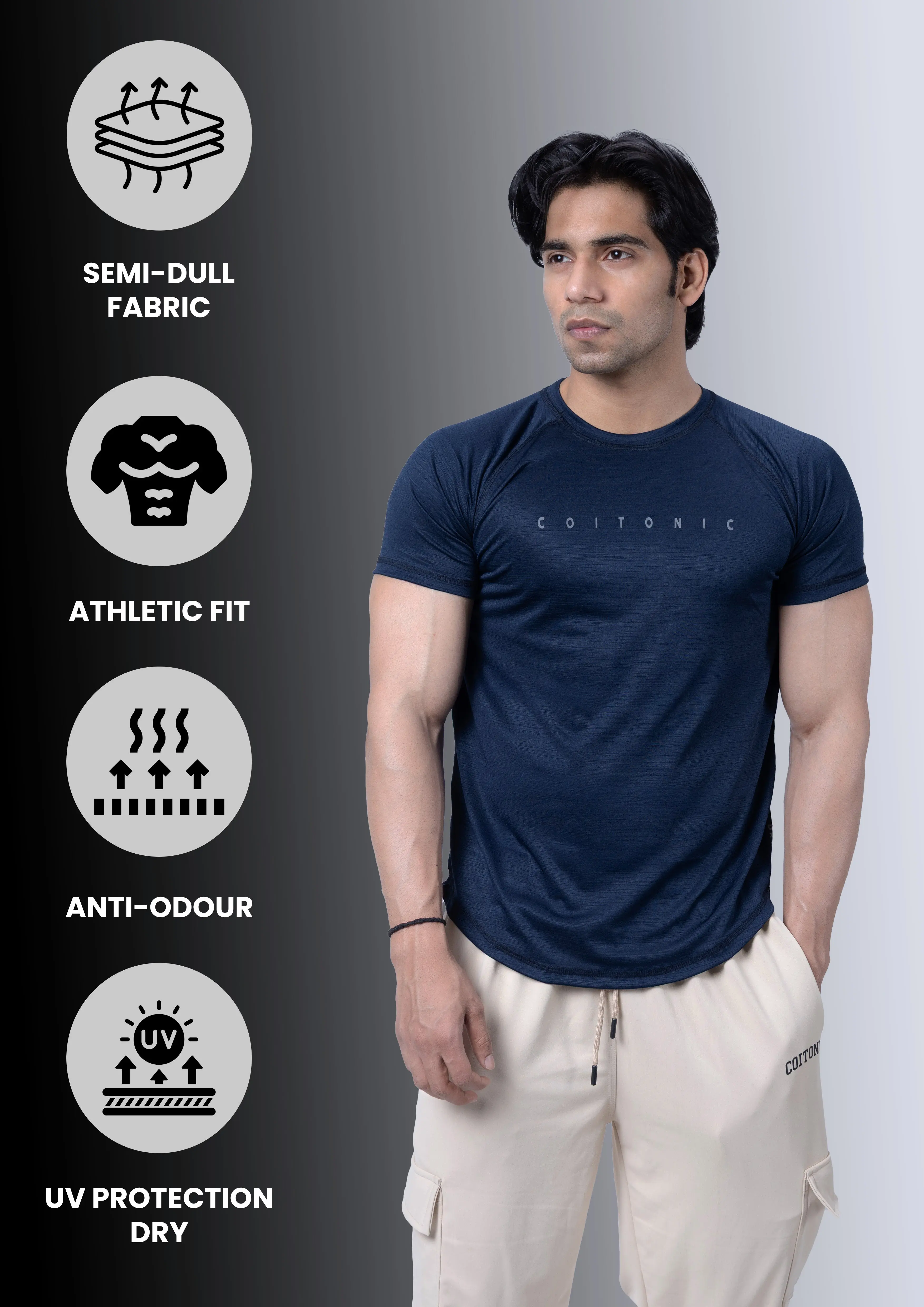 Dry-Fit Half Sleeves T-Shirt - Image 22