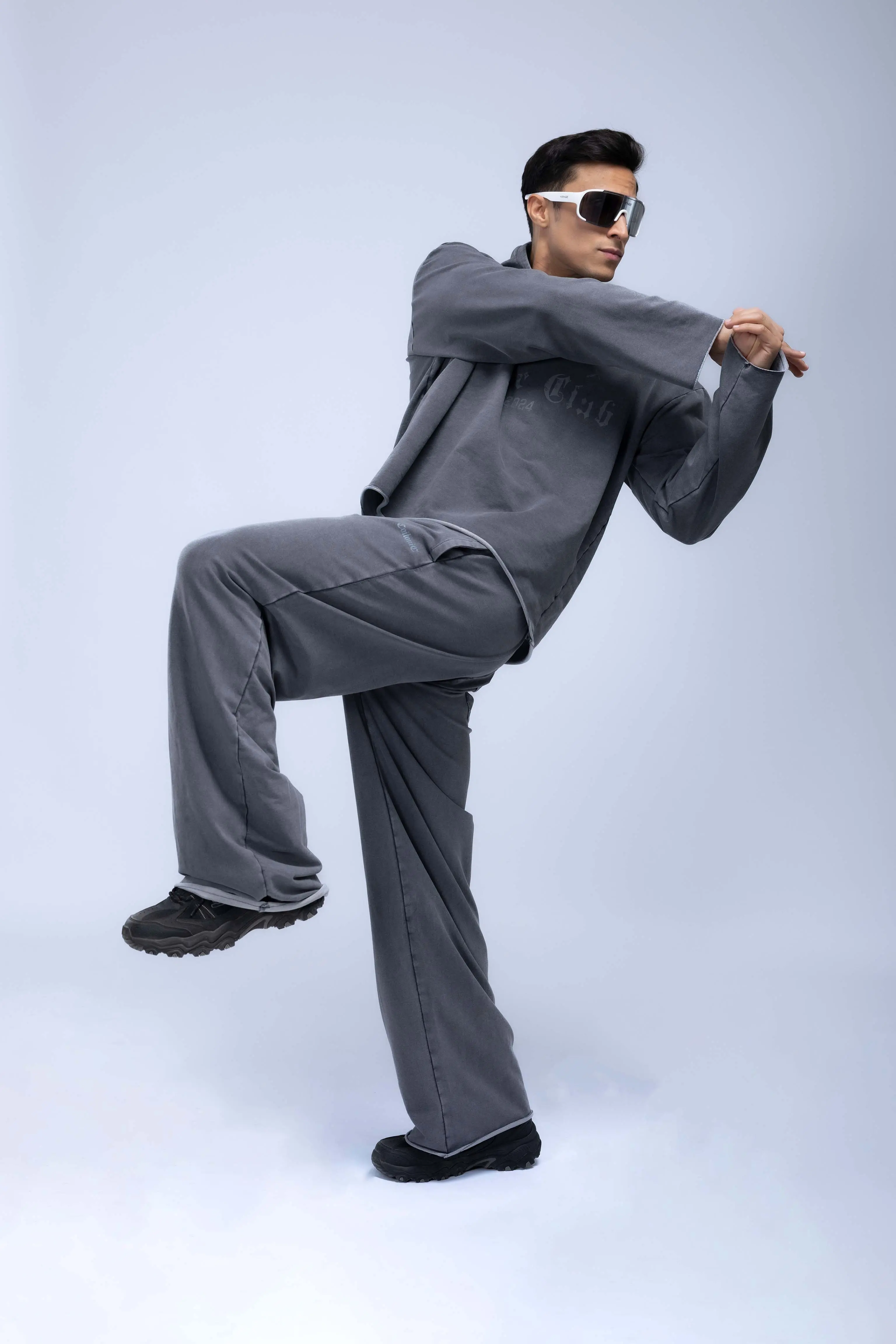 Faded Acid Wash Baggy Fit Jogger - Image 11