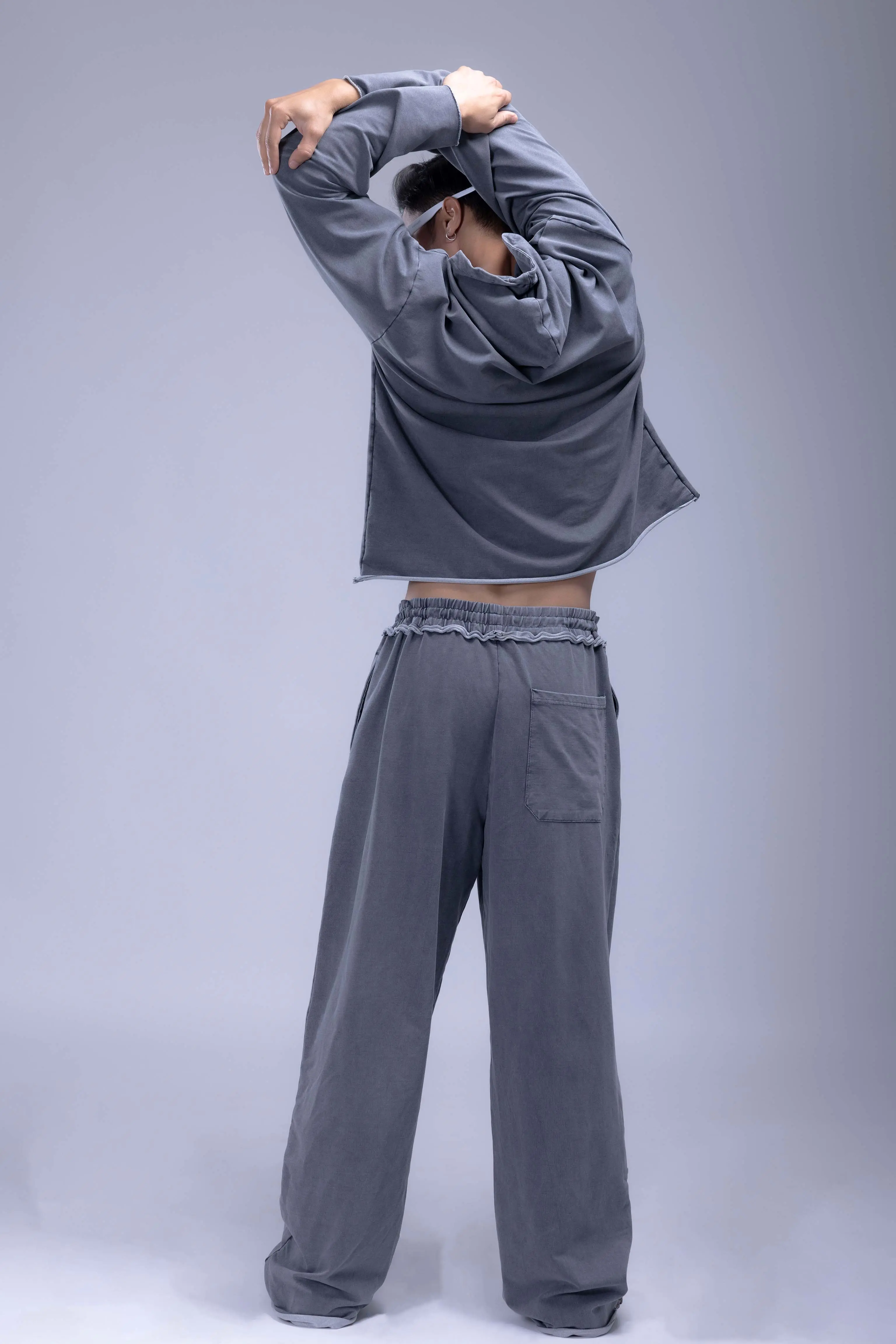Faded Acid Wash Baggy Fit Jogger - Image 14