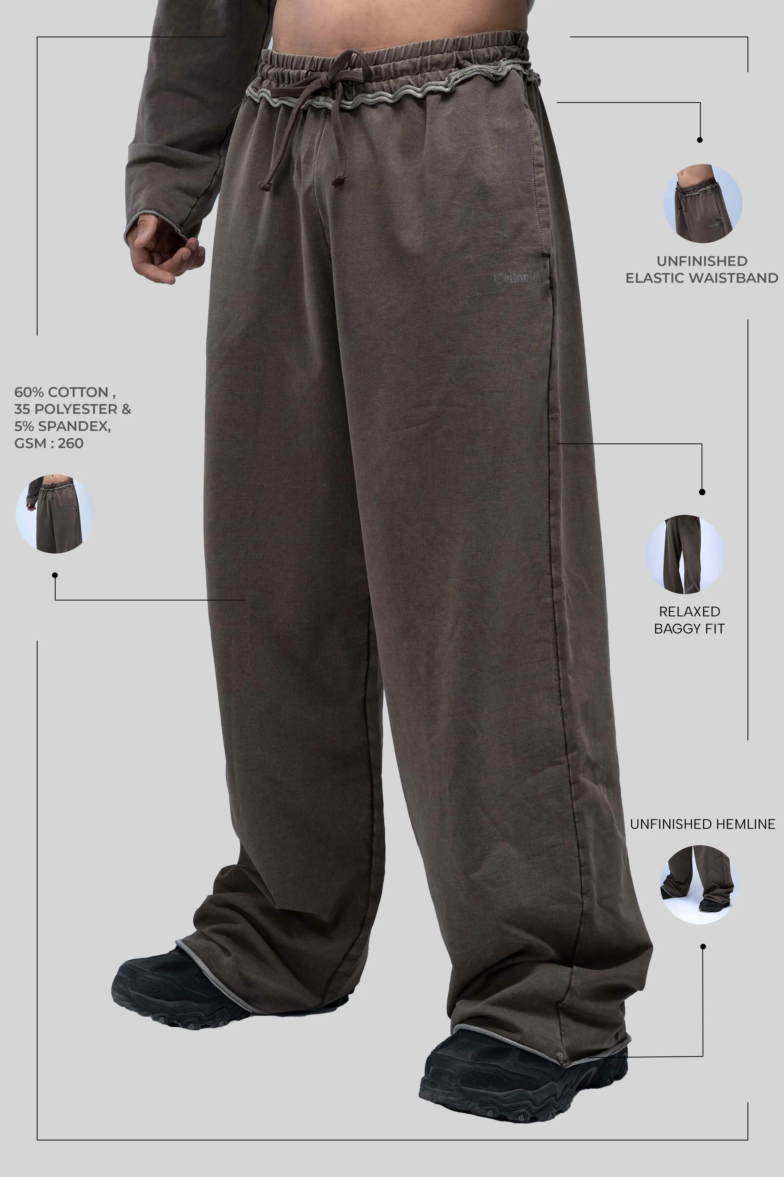 Faded Acid Wash Baggy Fit Jogger - Image 22