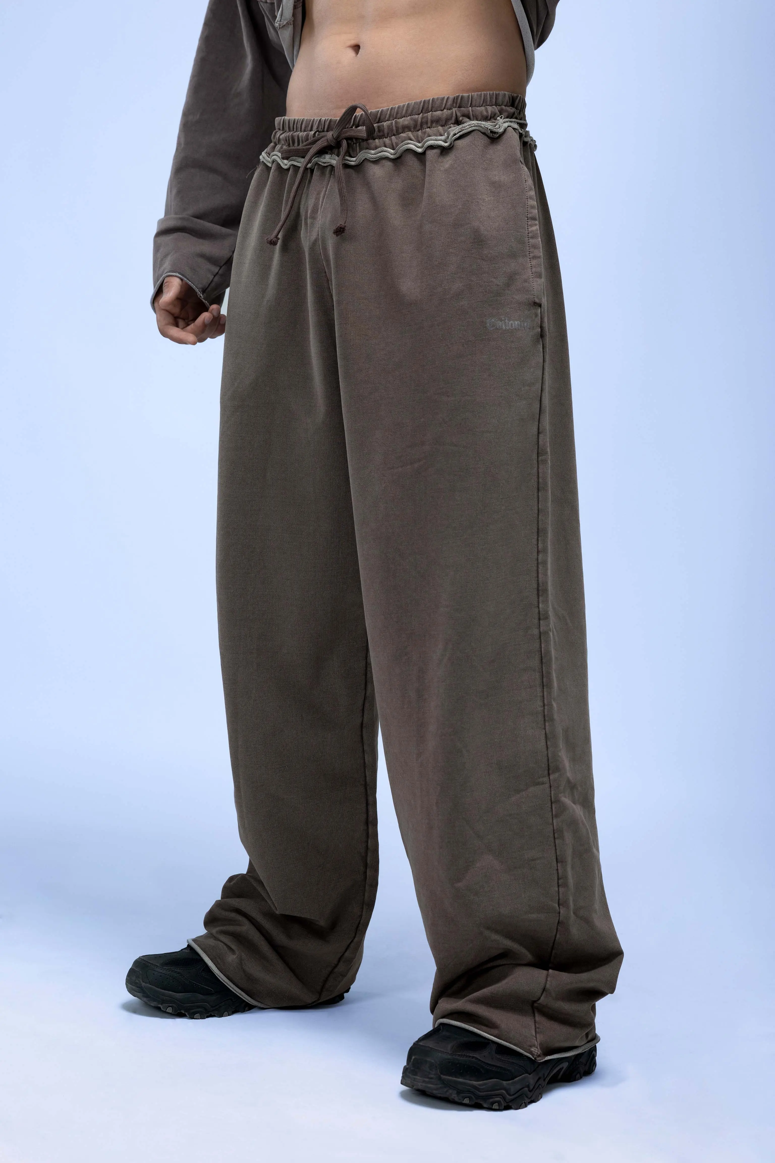 Faded Acid Wash Baggy Fit Jogger - Image 3