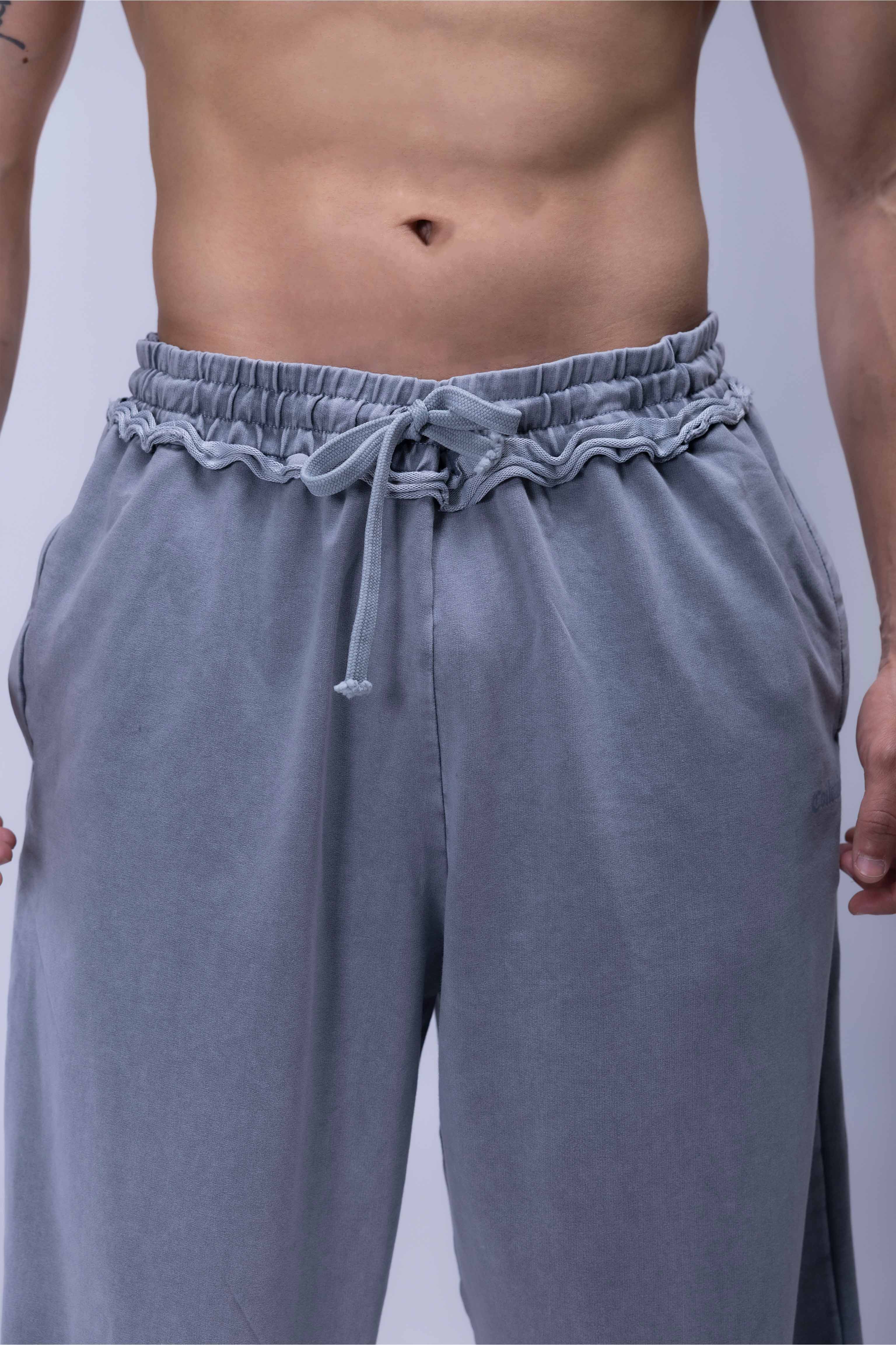 Faded Acid Wash Baggy Fit Jogger - Image 4