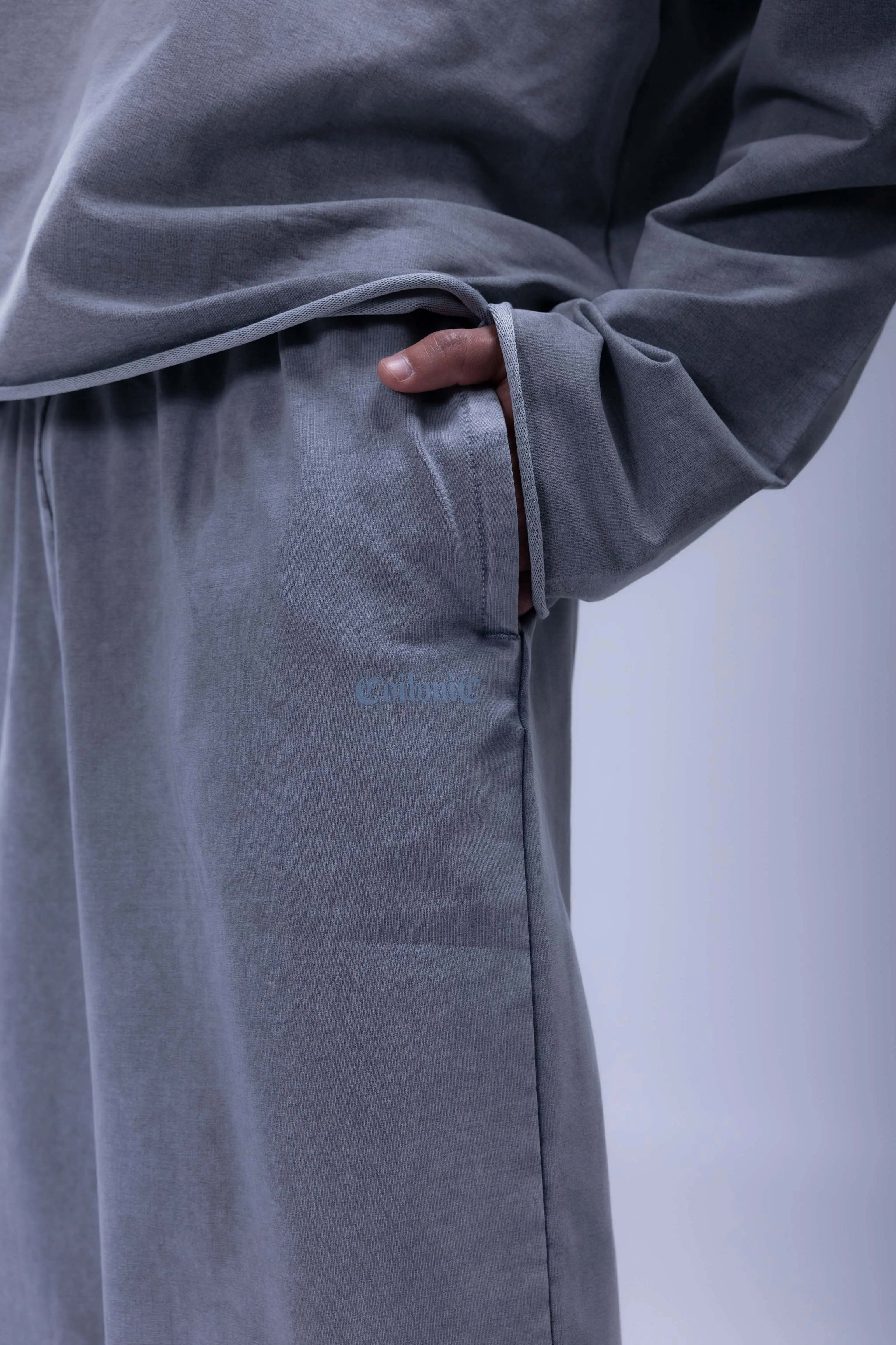 Faded Acid Wash Baggy Fit Jogger - Image 7