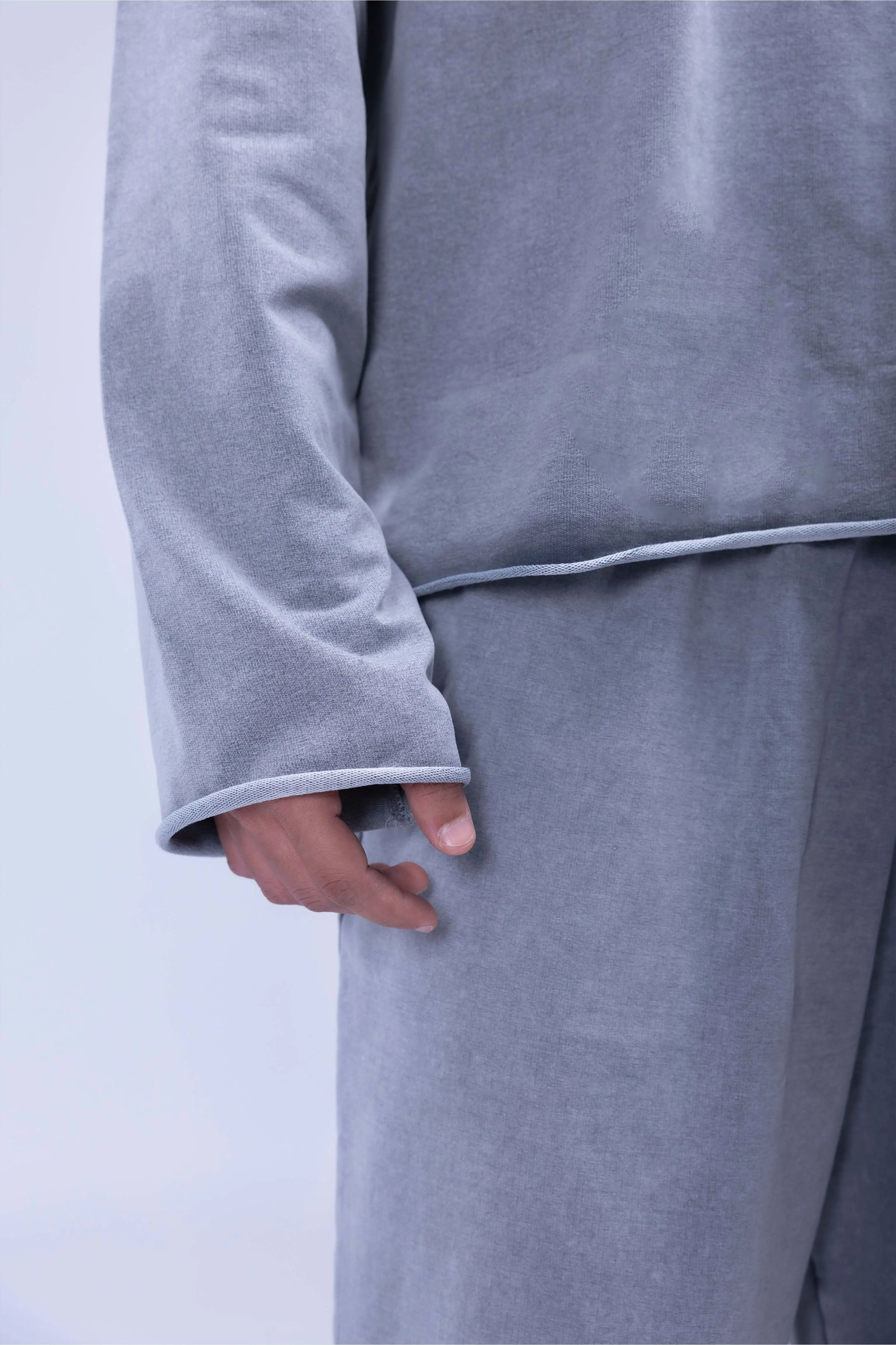 Faded Acid Wash Boxy Fit Hoodie - Image 19
