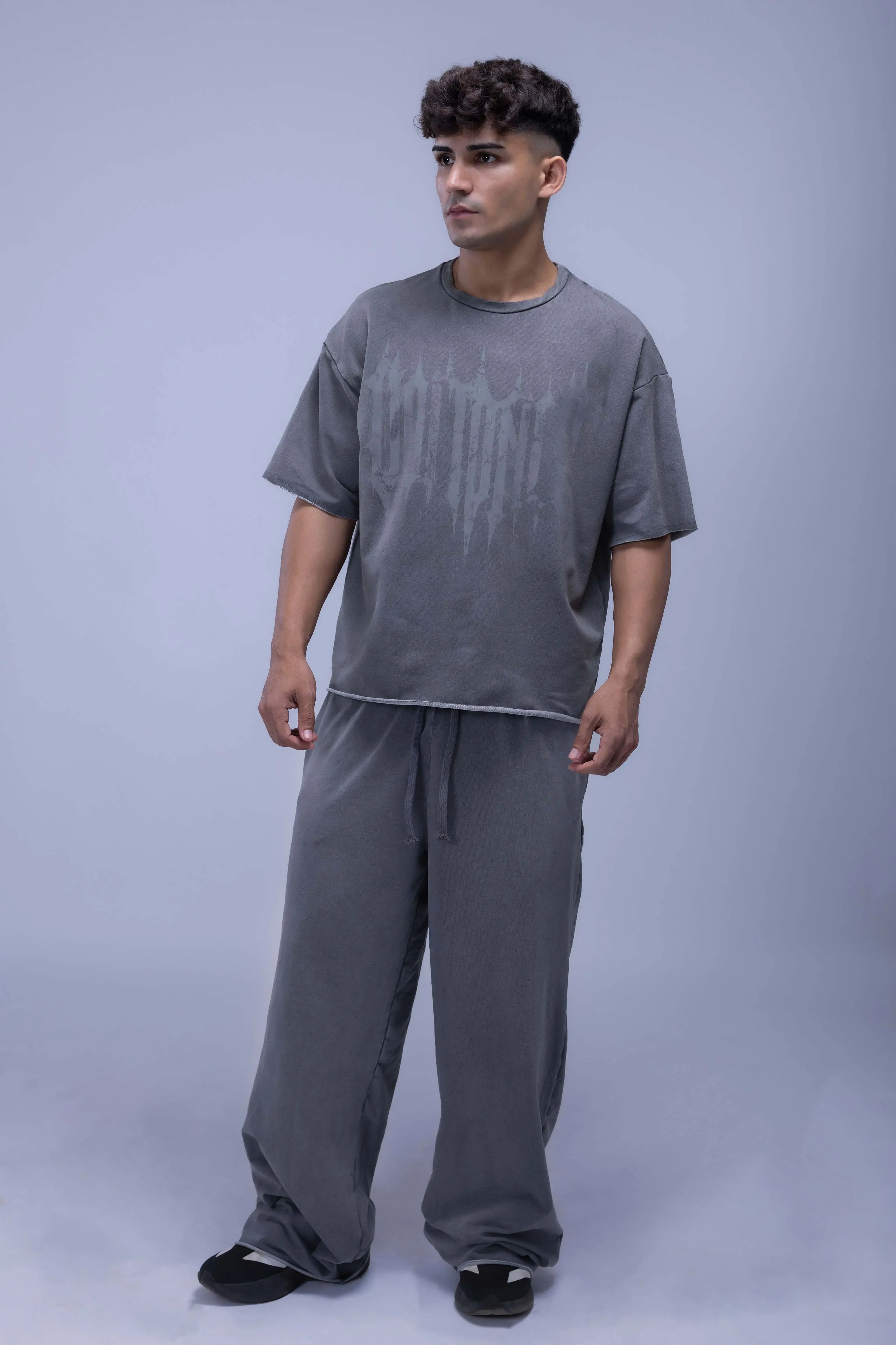 Faded Acid Wash Boxy Fit T- Shirt - Image 18