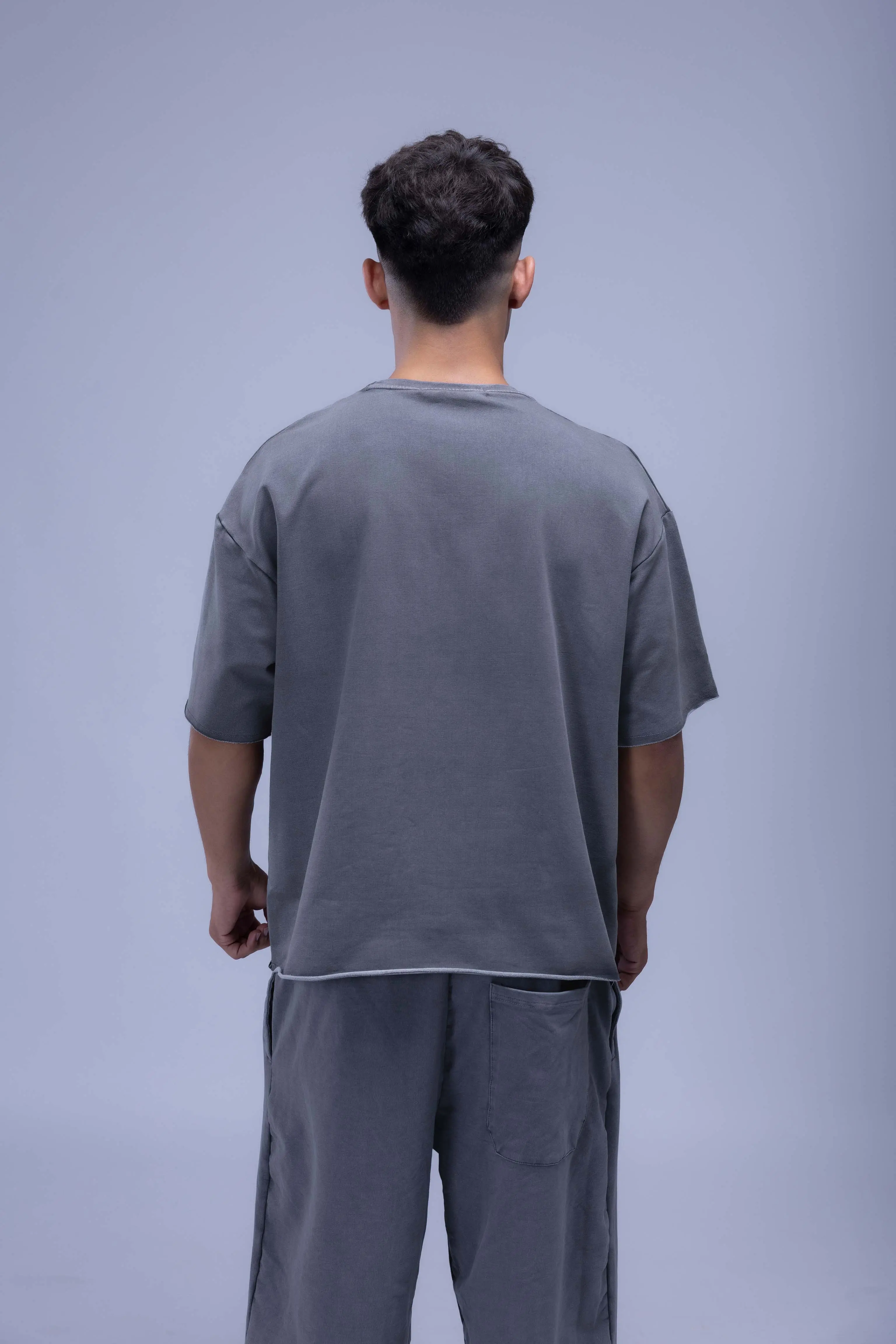Faded Acid Wash Boxy Fit T- Shirt - Image 20
