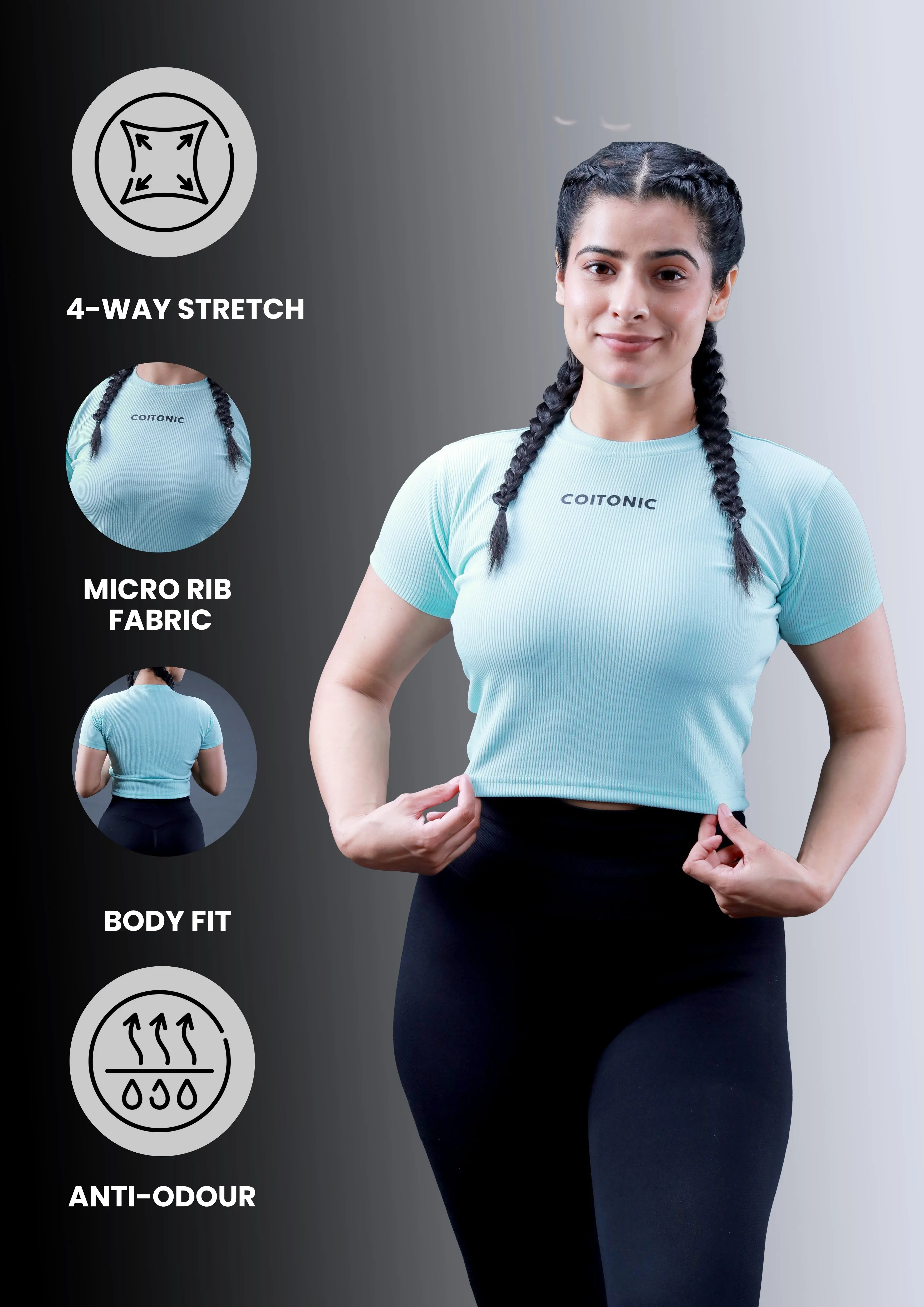 Flex Belle Crop Top - Image 28