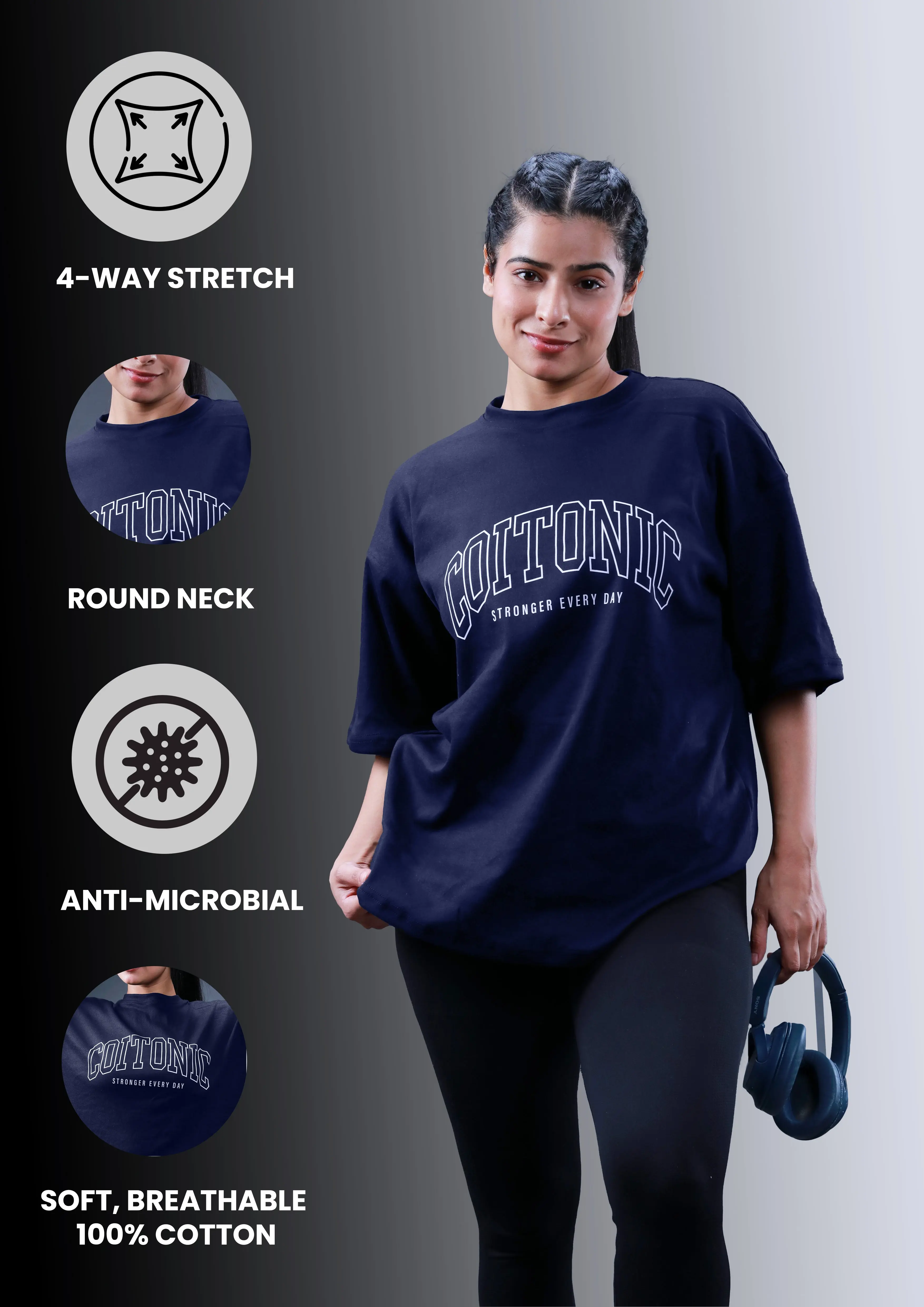 Stronger Every Day Oversized T-shirt (Women's) - Image 13