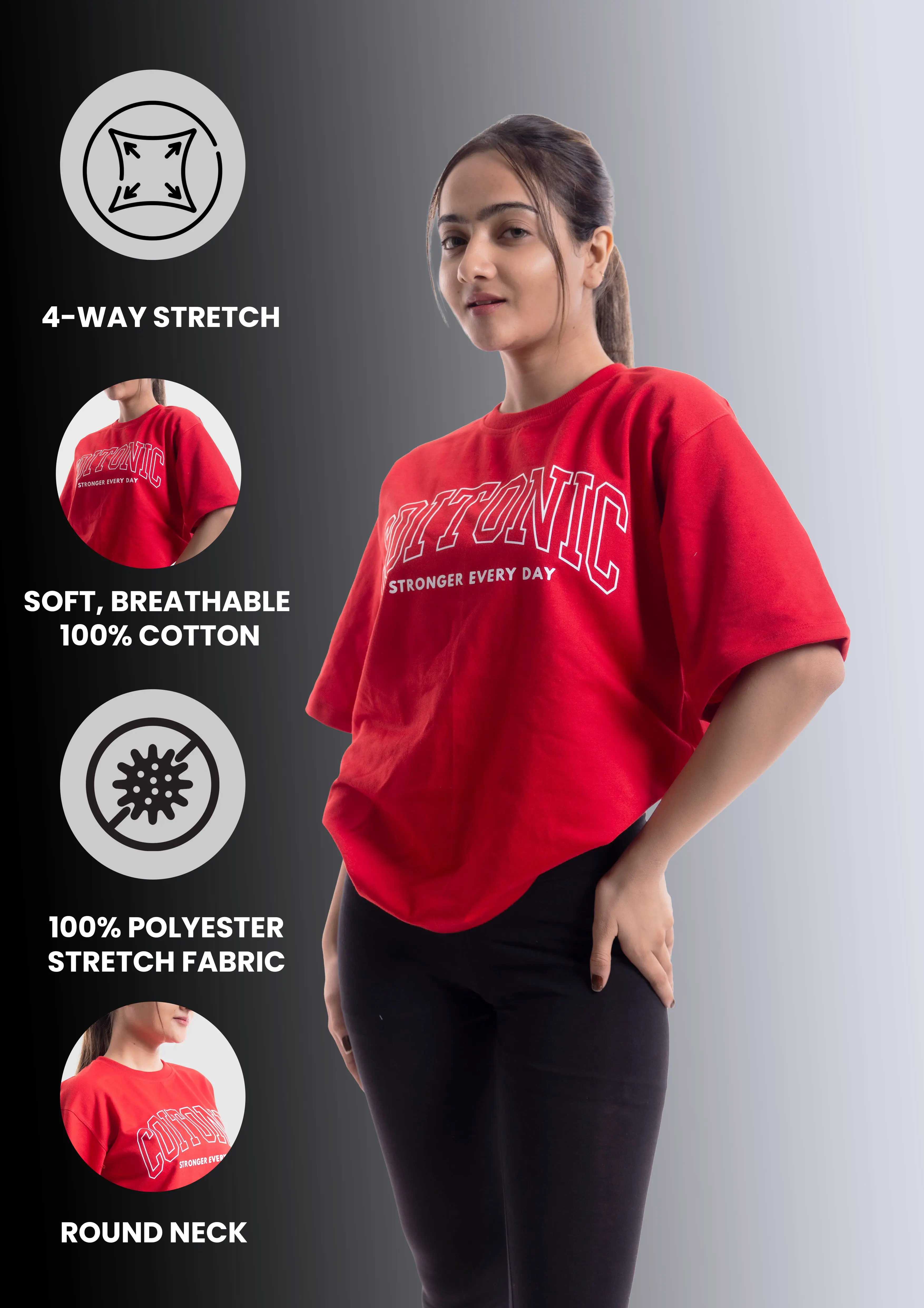 Stronger Every Day Oversized T-shirt (Women's) - Image 19